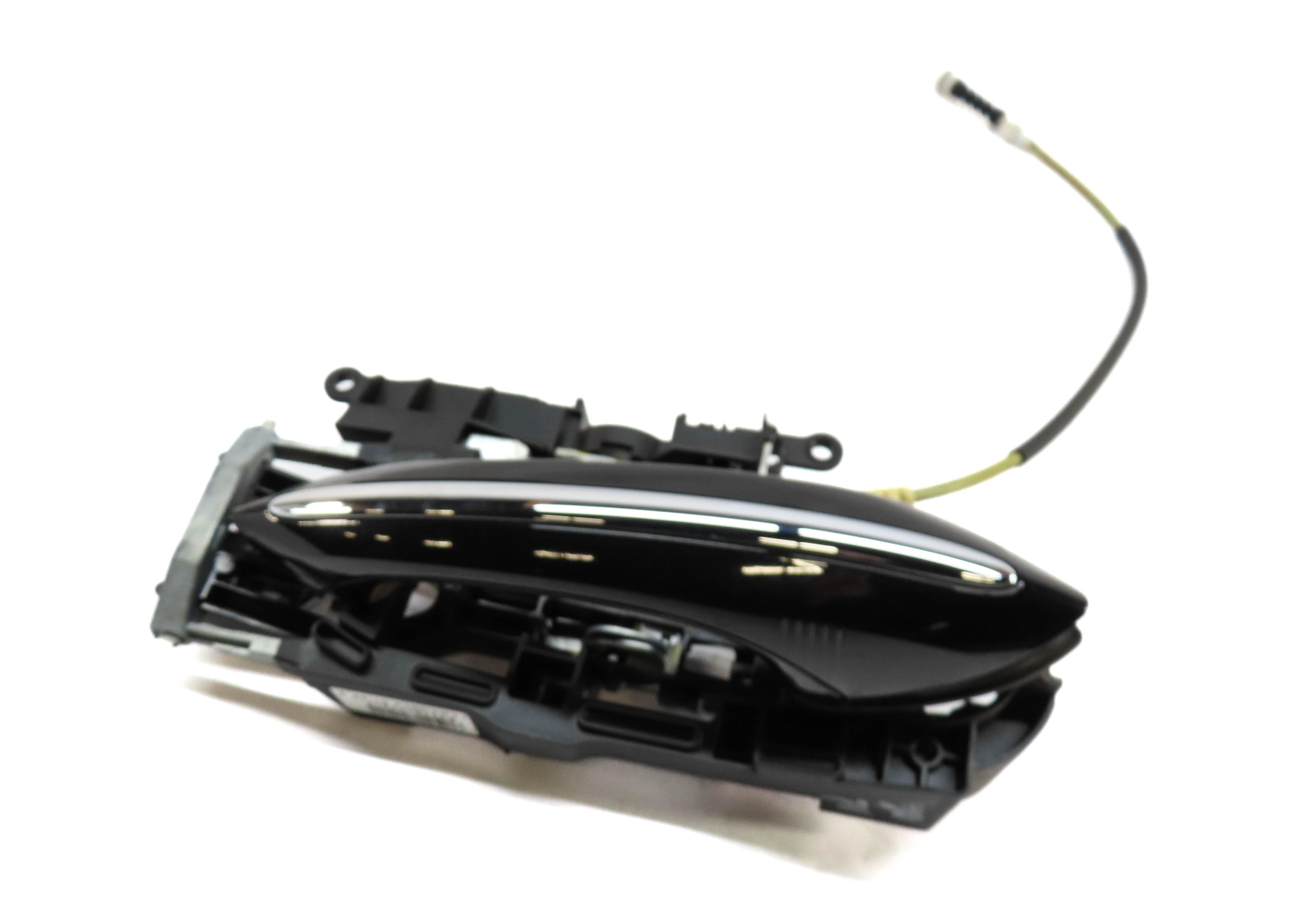 09-19 BMW 5 6 7 SERIES (F01 F07 F10 F12) RIGHT REAR COMFORT DOOR HANDLE (BLACK) — exact item pictured