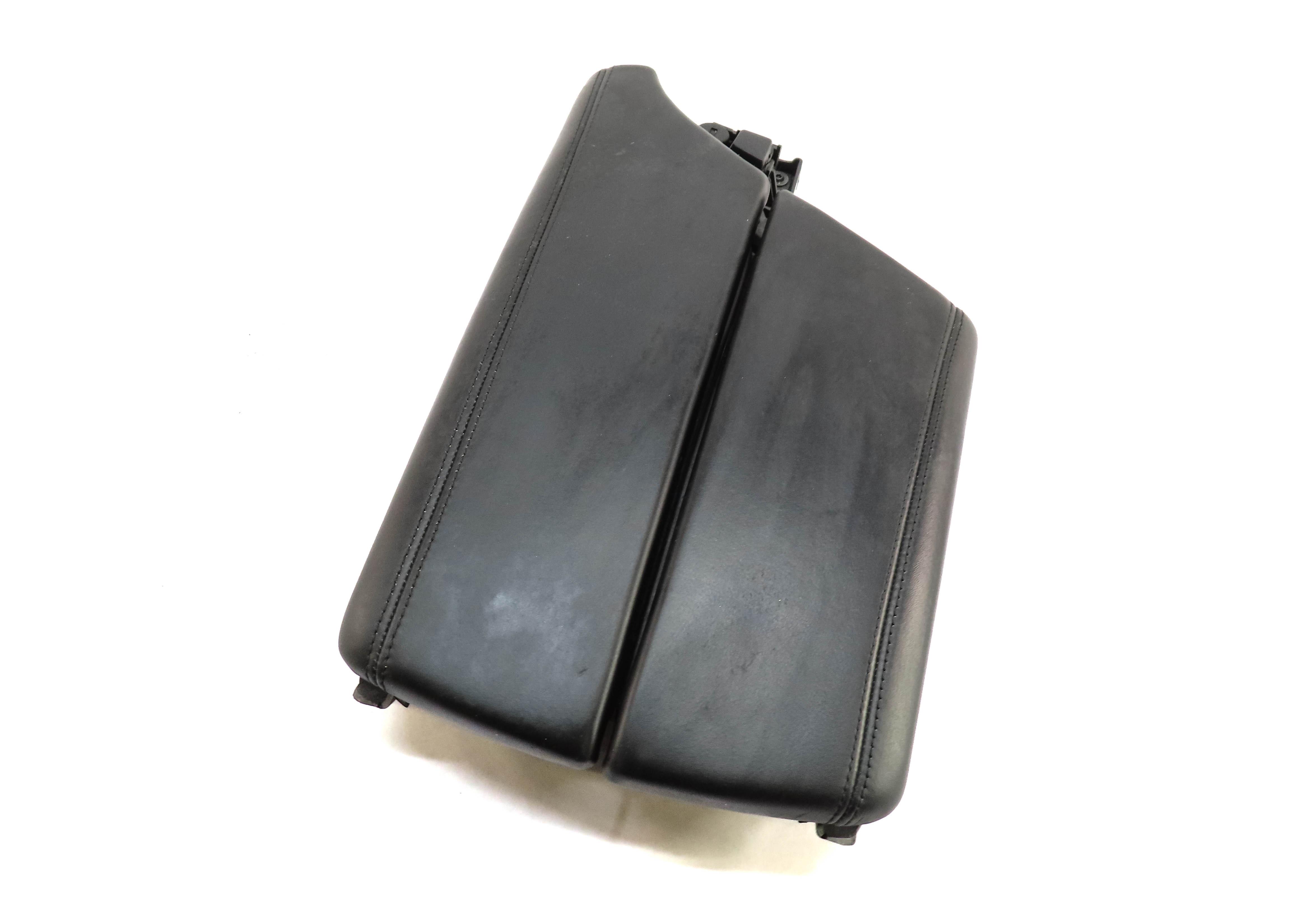 12-16 BMW M5 (F10) FRONT CENTER CONSOLE ARM REST ARMREST LID (BLACK LEATHER) — exact item pictured