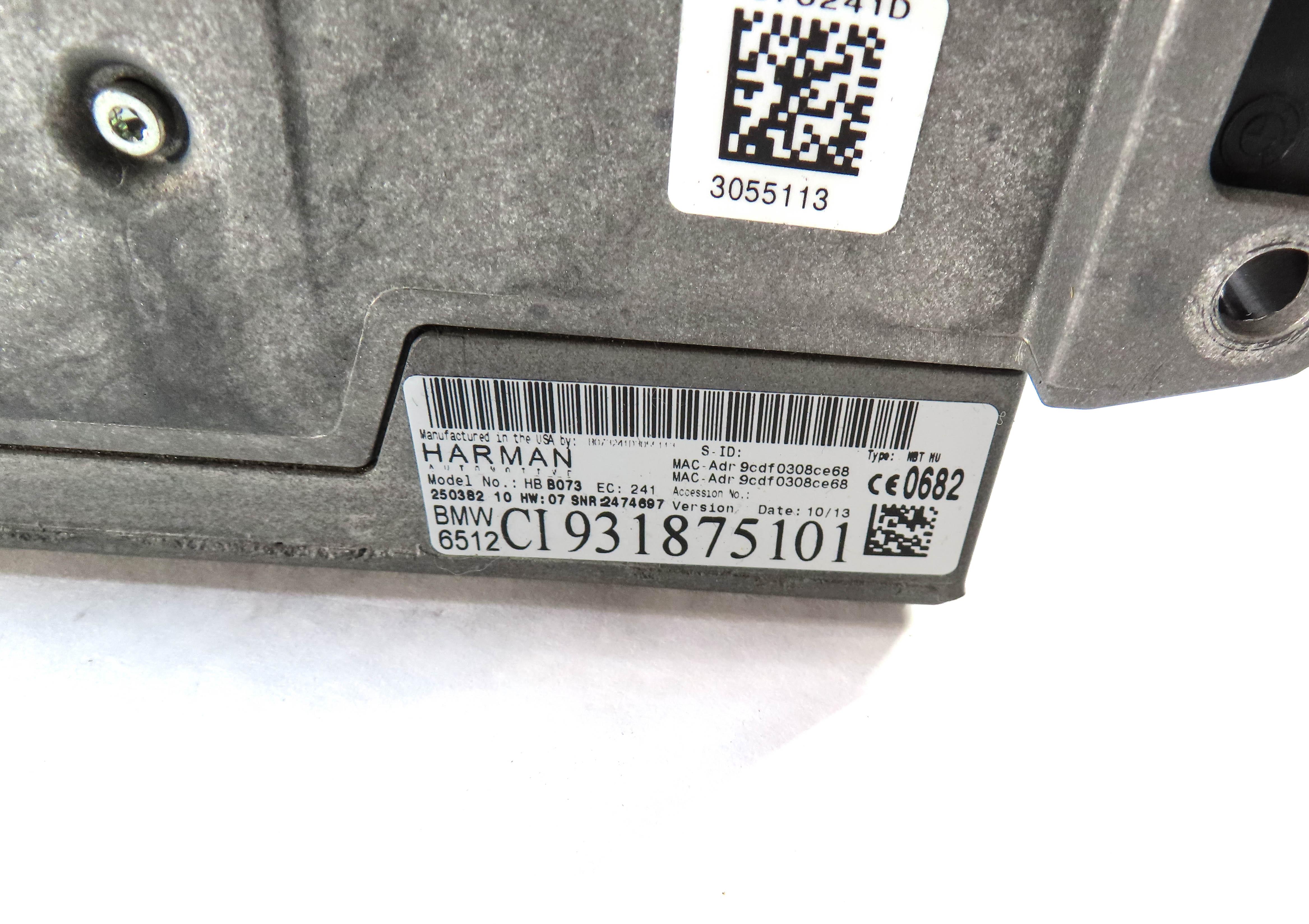 2013 BMW M5 (F10) FRONT POWER DISTRIBUTION FUSE RELAY BOX — exact item pictured