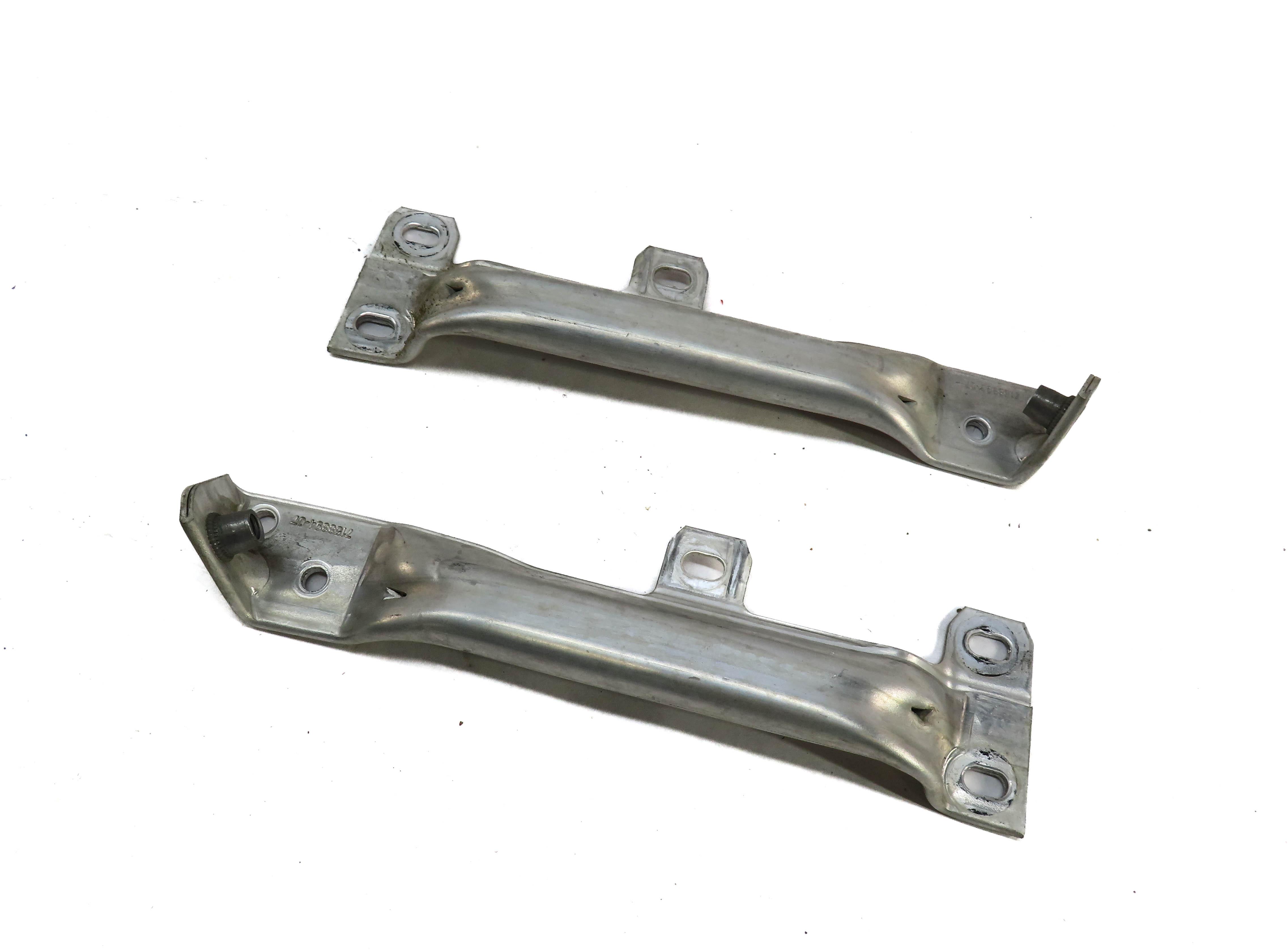 2013 BMW 535i (F10) FRONT LEFT & RIGHT BUMPER SUPPORT BRACKET SET-2 — exact item pictured