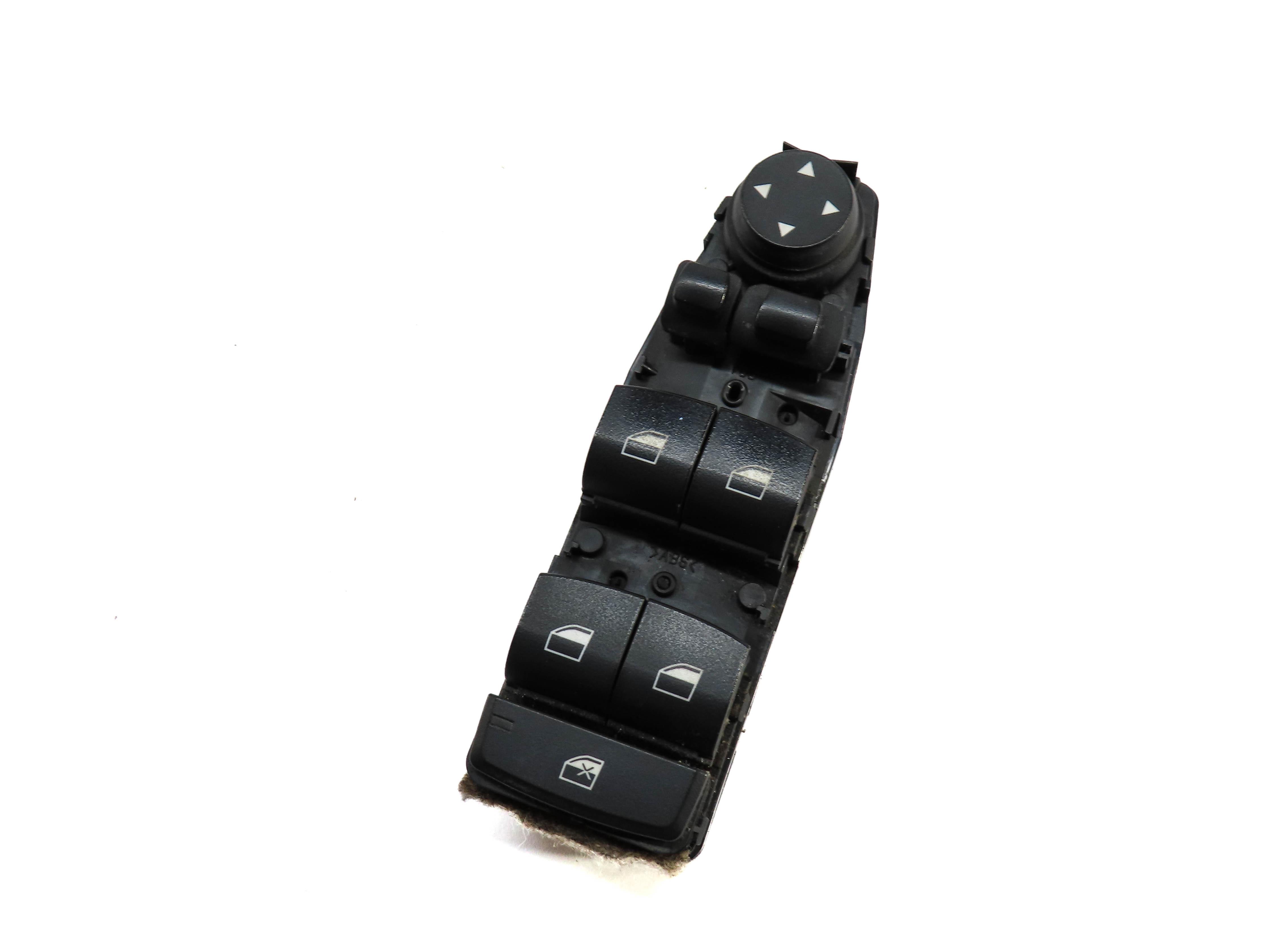 2010-2019 BMW 5 / 6 / GT / X3 (F07 F10 F12 F25) LEFT DRIVER P-FOLD WINDOW SWITCH — exact item pictured