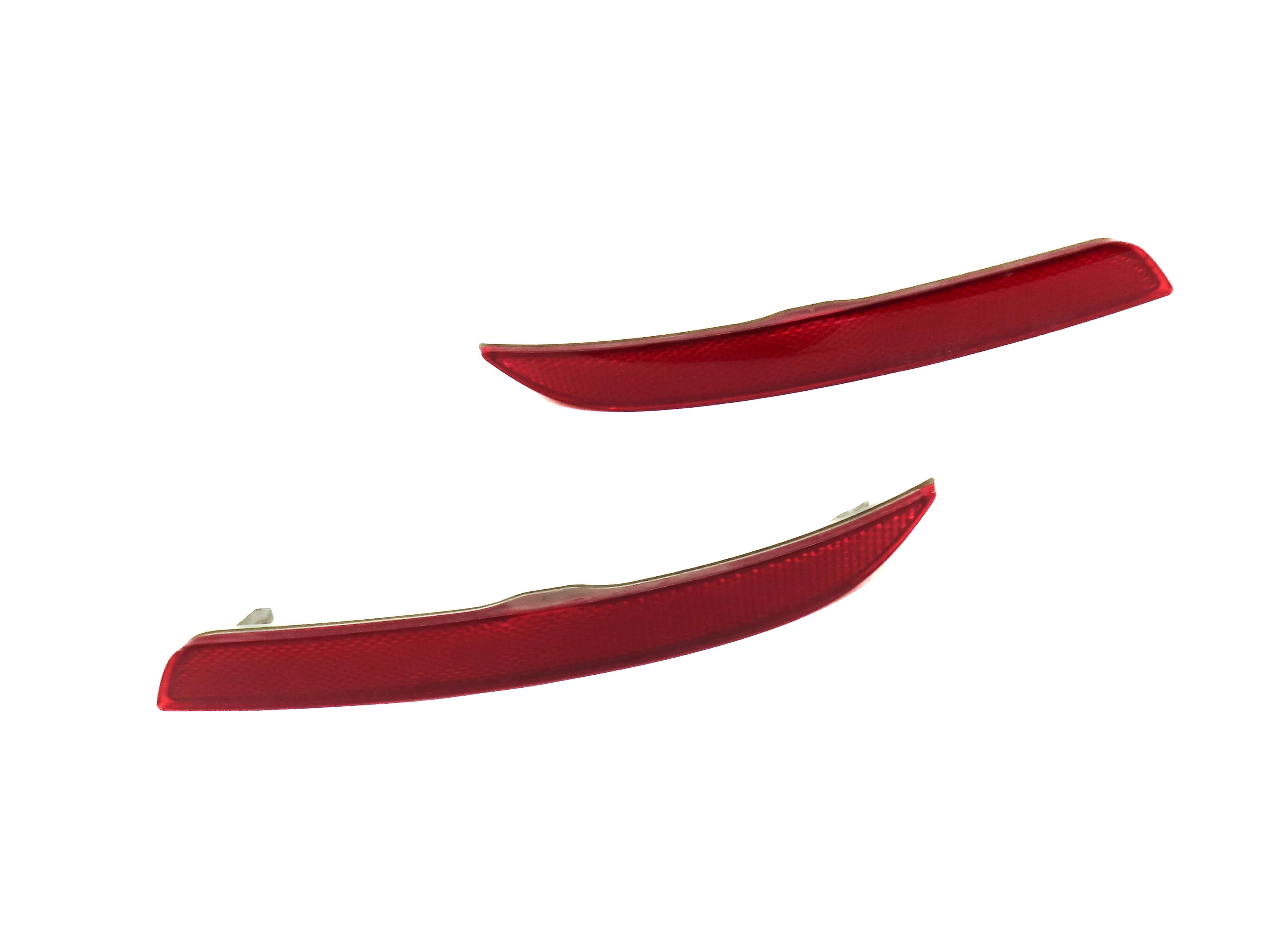 2013 BMW 535i (F10) REAR LEFT & RIGHT BUMPER MARKER REFLECTOR SET-2 — exact item pictured