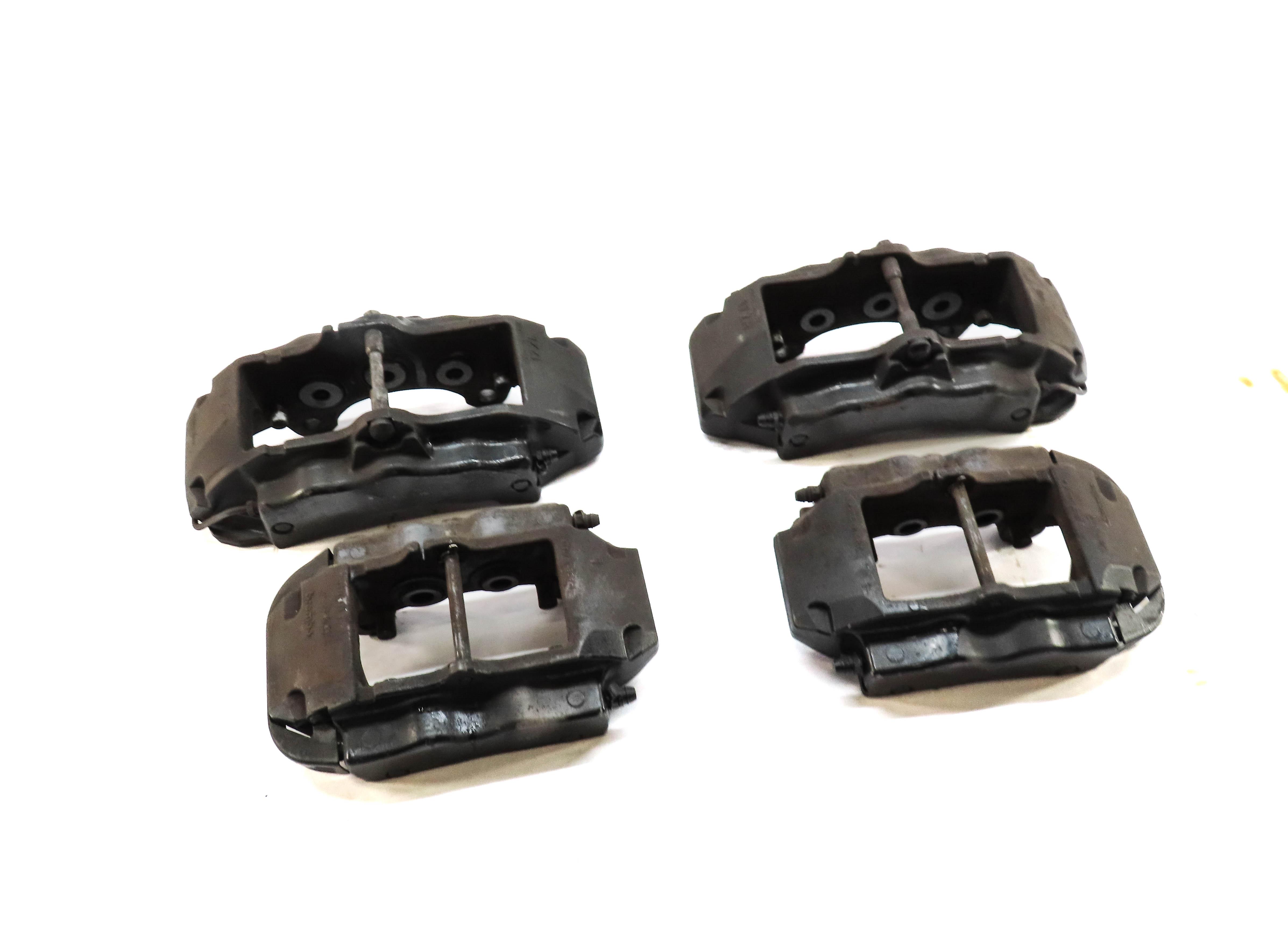04-06 PORSCHE CAYENNE (955) FRONT & REAR ABS DISC BRAKE CALIPER SET/4 (BREMBO) — exact item pictured