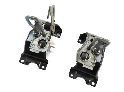 2014 BMW X5 (F15) HOOD SAFETY CATCH HOOK & RELEASE LEVER LATCH w/ STRIKER SET2 — exact item pictured