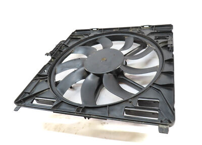 14-19 BMW X5 X6 (F15 F16) 4.4L N63 TURBO 850 WATT RADIATOR FAN & SHROUD ASSEMBLY — exact item pictured
