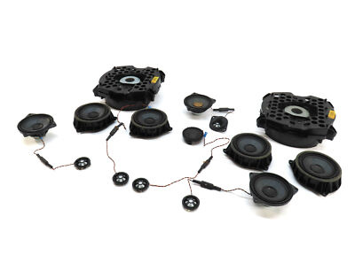 2014 BMW X5 (F15) FRONT REAR LEFT RIGHT DOOR DASH HARMAN KARDON SPEAKER SET — exact item pictured