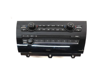 14-19 BMW X5 X6 X5M X6M ///M F15 F16 F85 F86 FRONT RADIO CLIMATE CONTROL w/ TRIM — exact item pictured