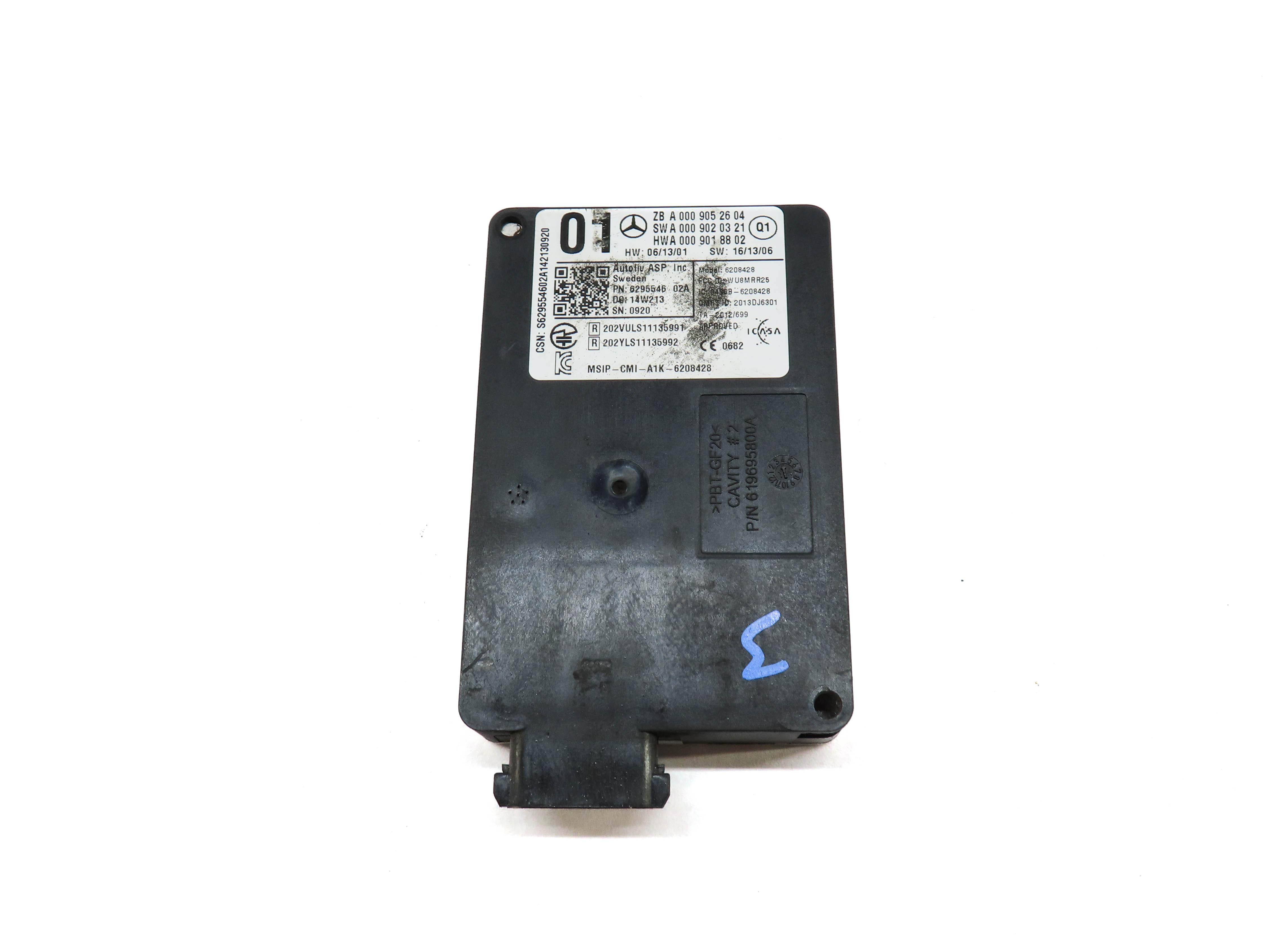 2014-2016 MERCEDES CLA250 CLA45 (C117 W117) REAR BLIND SPOT RADAR SENSOR MODULE — exact item pictured