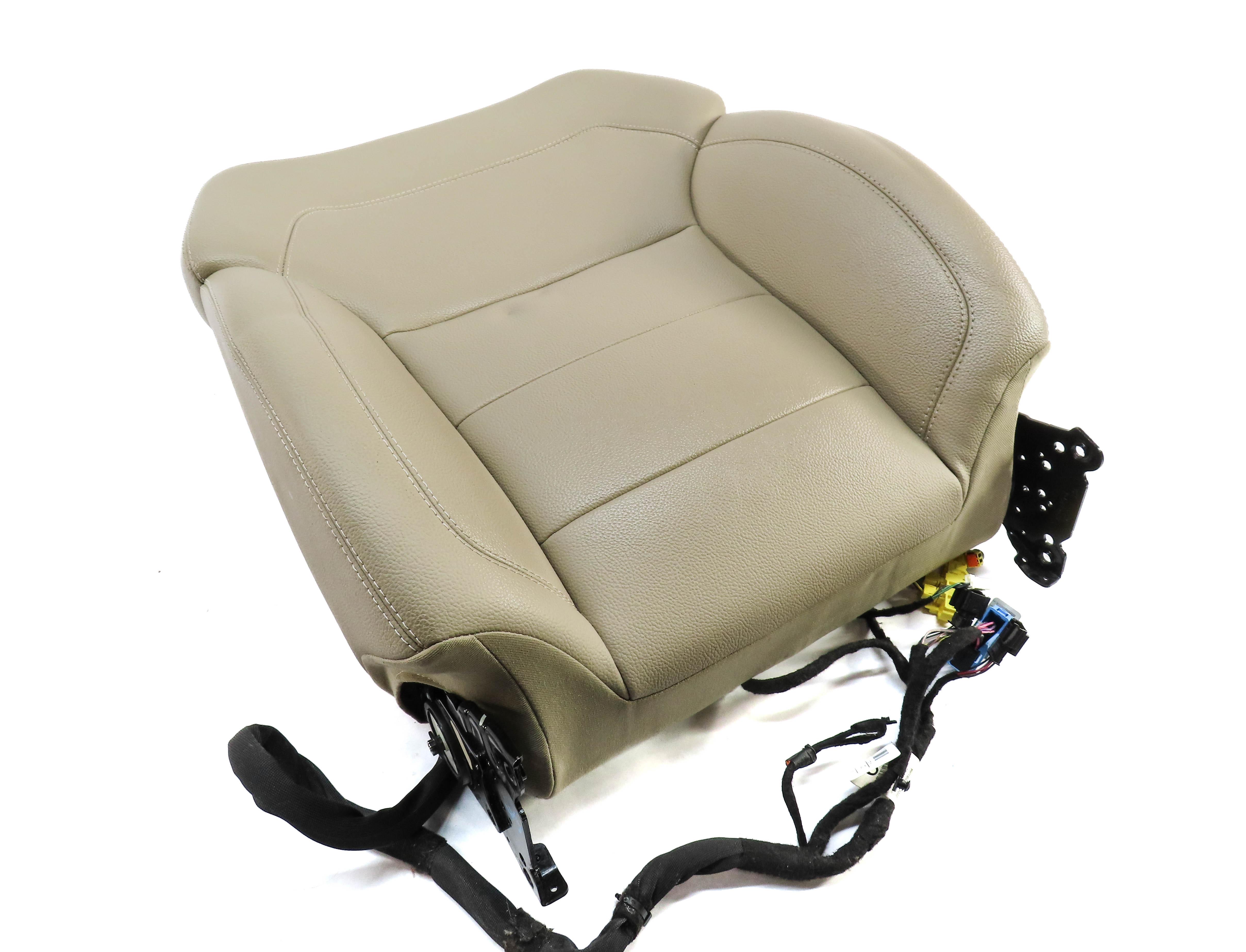 12-15 MERCEDES ML GL (W166 X166) DRIVER UPPER TOP HEATED SEAT CUSHION (BEIGE) — exact item pictured