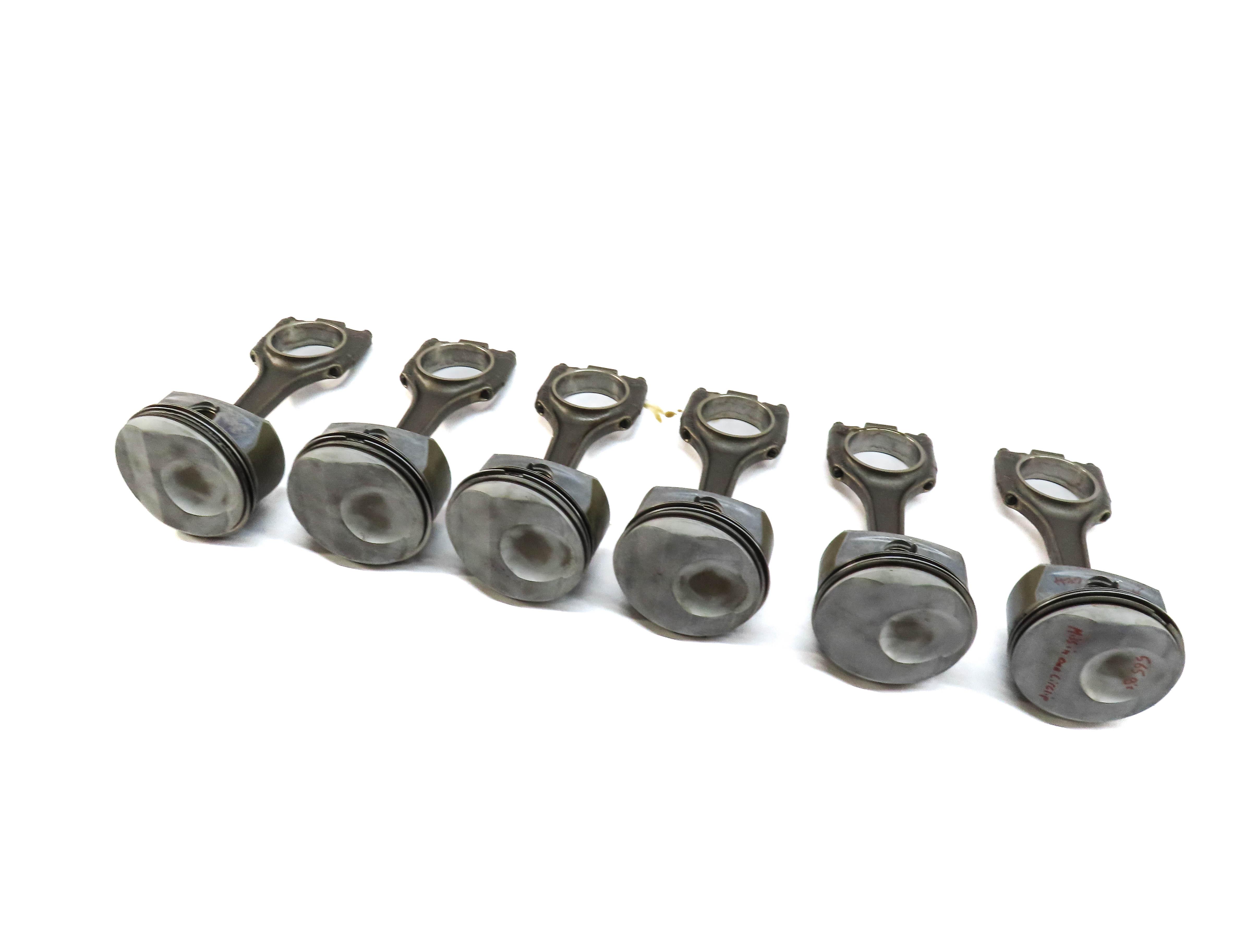 08-12 PORSCHE CAYENNE PANAMERA (958 970) 3.6L M46 / 4.8L M48 ENGINE PISTON SET — exact item pictured