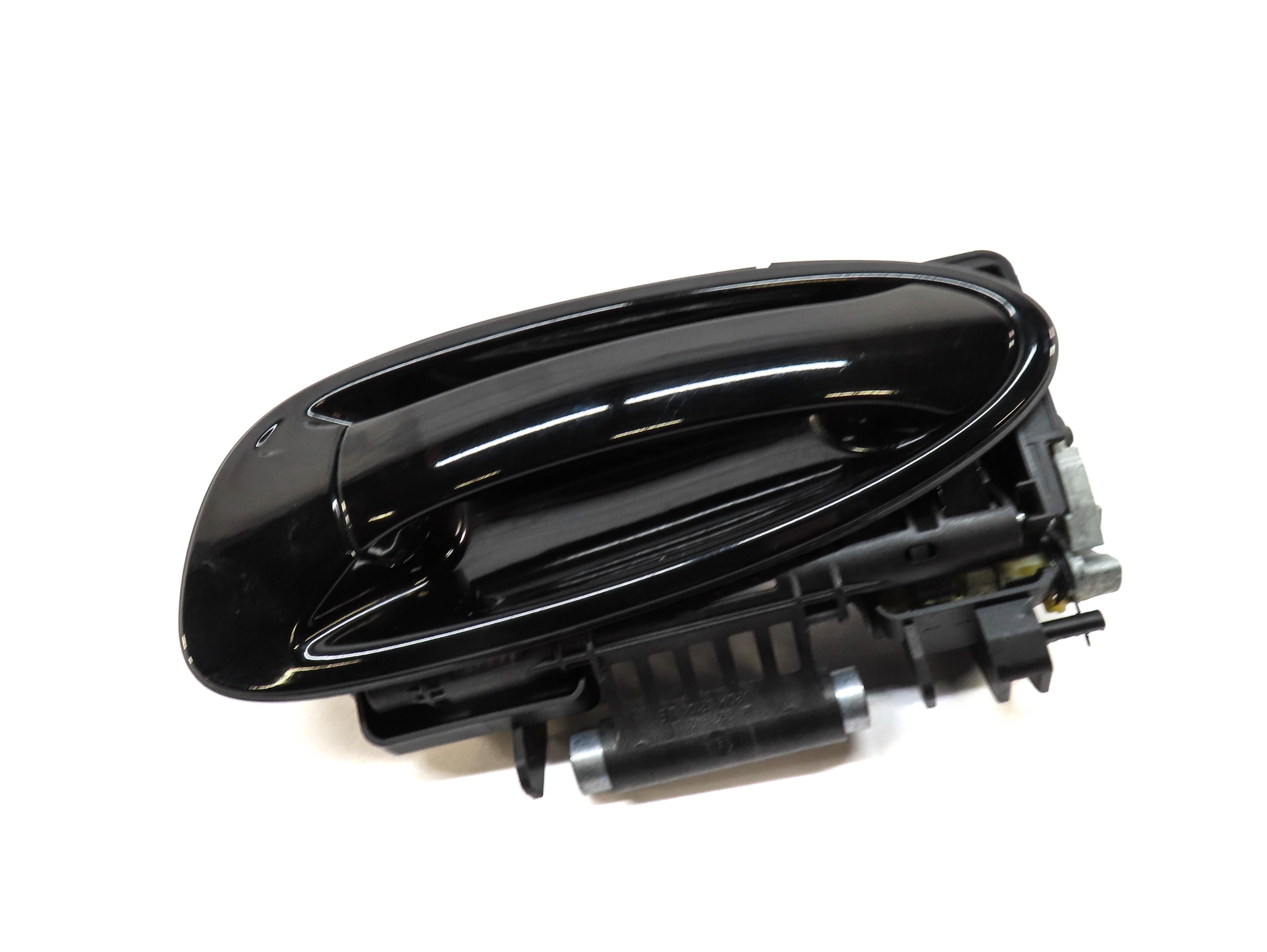 2010-2016 PORSCHE PANAMERA (970 G1) LEFT REAR EXTERIOR DOOR HANDLE (BLACK) — exact item pictured