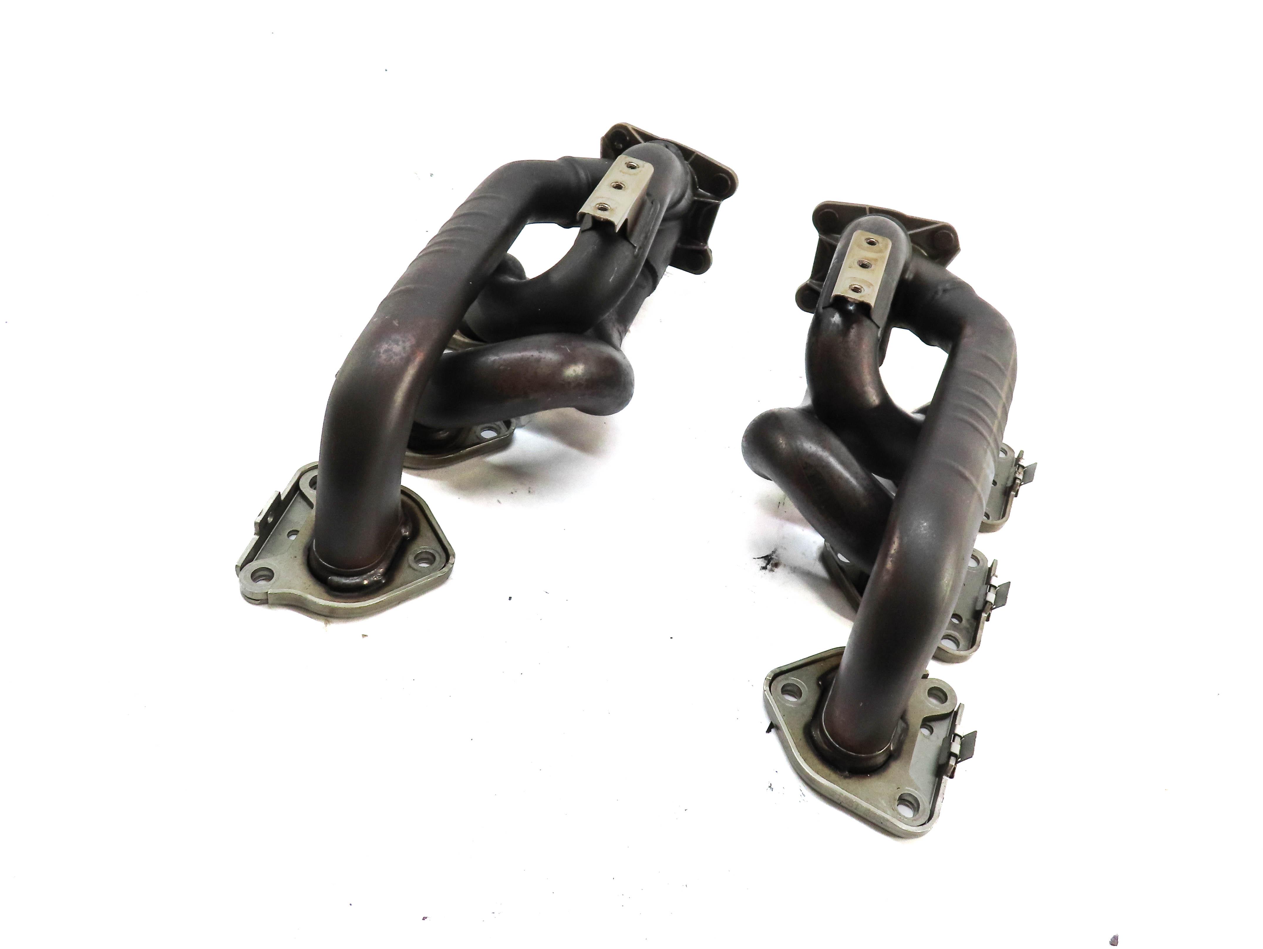 2011-2016 PORSCHE PANAMERA (970 G1) 3.6L - LEFT & RIGHT EXHAUST MANIFOLD SET-2 — exact item pictured
