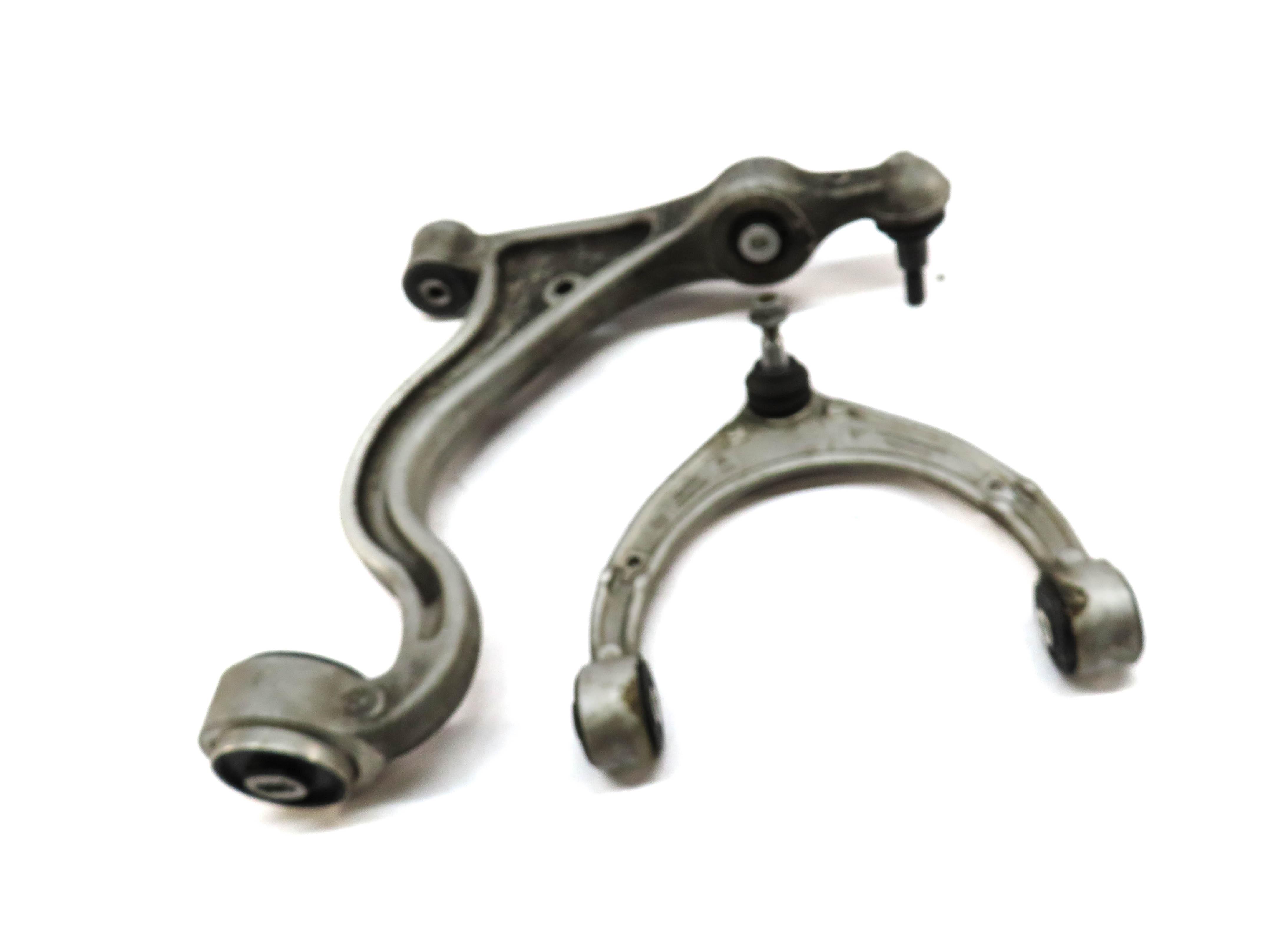 2010-2013 PORSCHE PANAMERA (970 G1) LEFT FRONT UPPER & LOWER CONTROL ARM SET-2 — exact item pictured