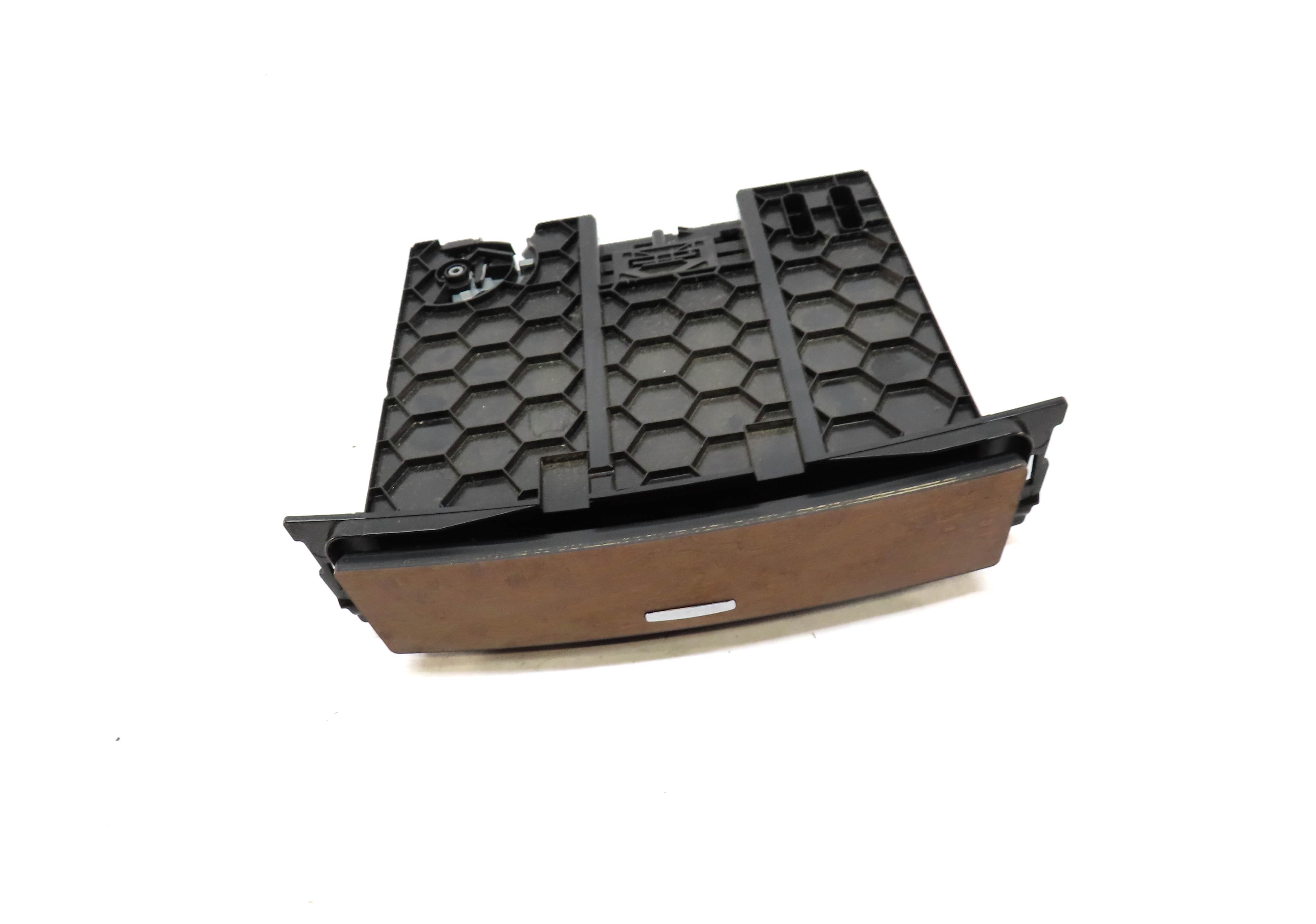 2009 MERCEDES GL450 (X164) FRONT DASH POP OUT STORAGE TRAY w/ FINELINE WOOD TRIM — exact item pictured