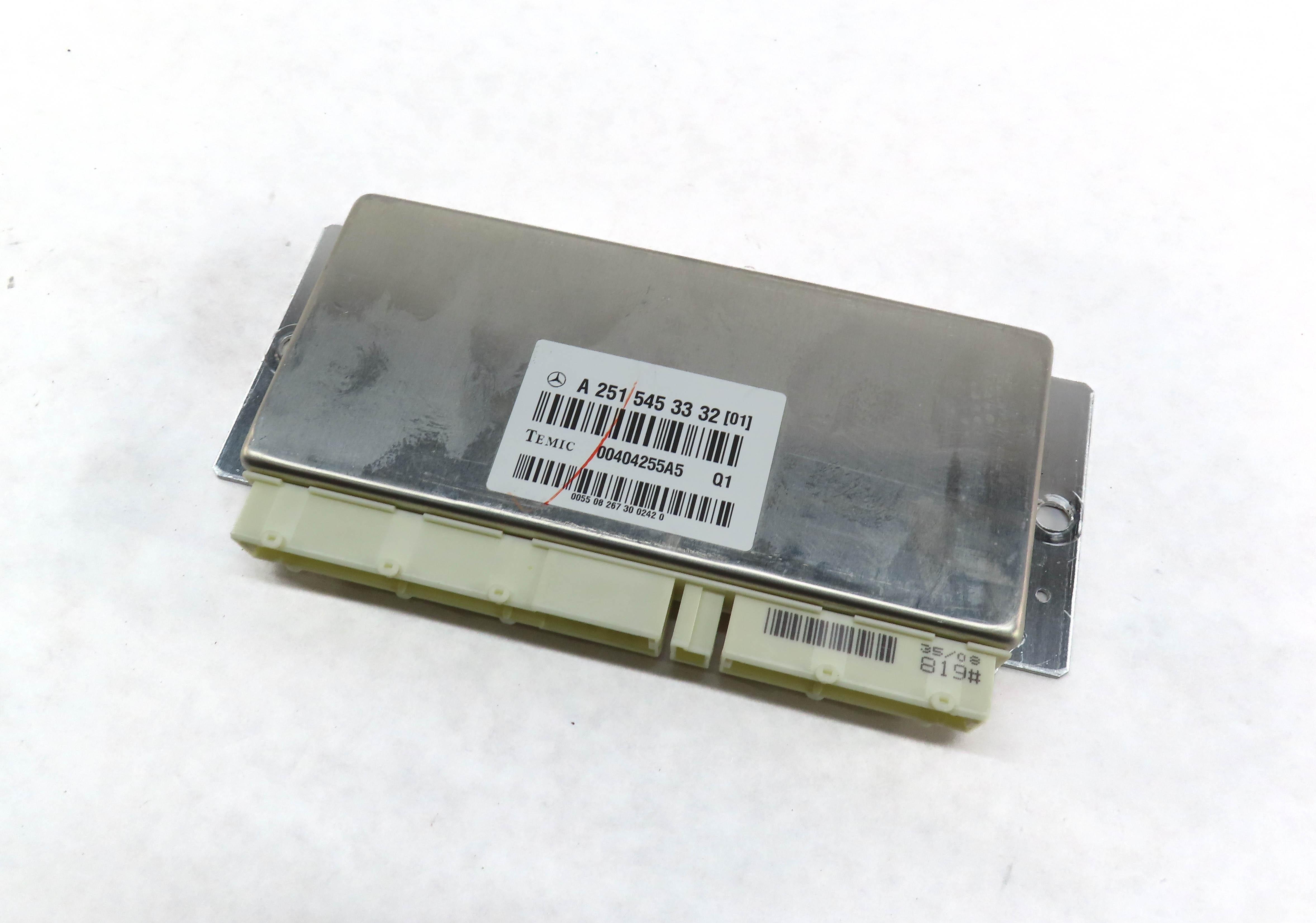 2009 MERCEDES GL450 (X164) AIR RIDE SUSPENSION CONTROL MODULE 2515453332 — exact item pictured