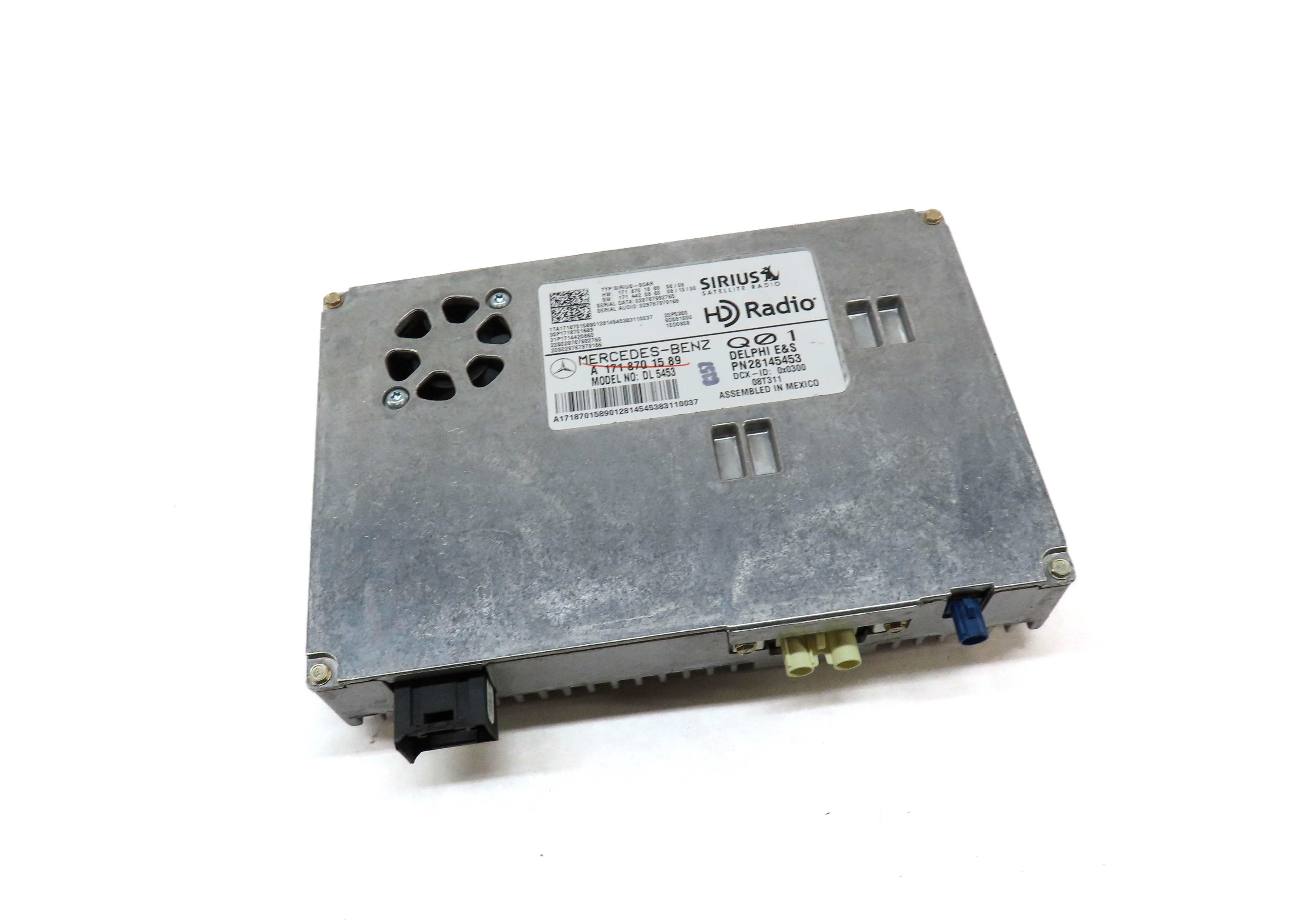 2009 MERCEDES GL450 (X164) SIRIUS SATELLITE RADIO CONTROL MODULE 1718701589 — exact item pictured