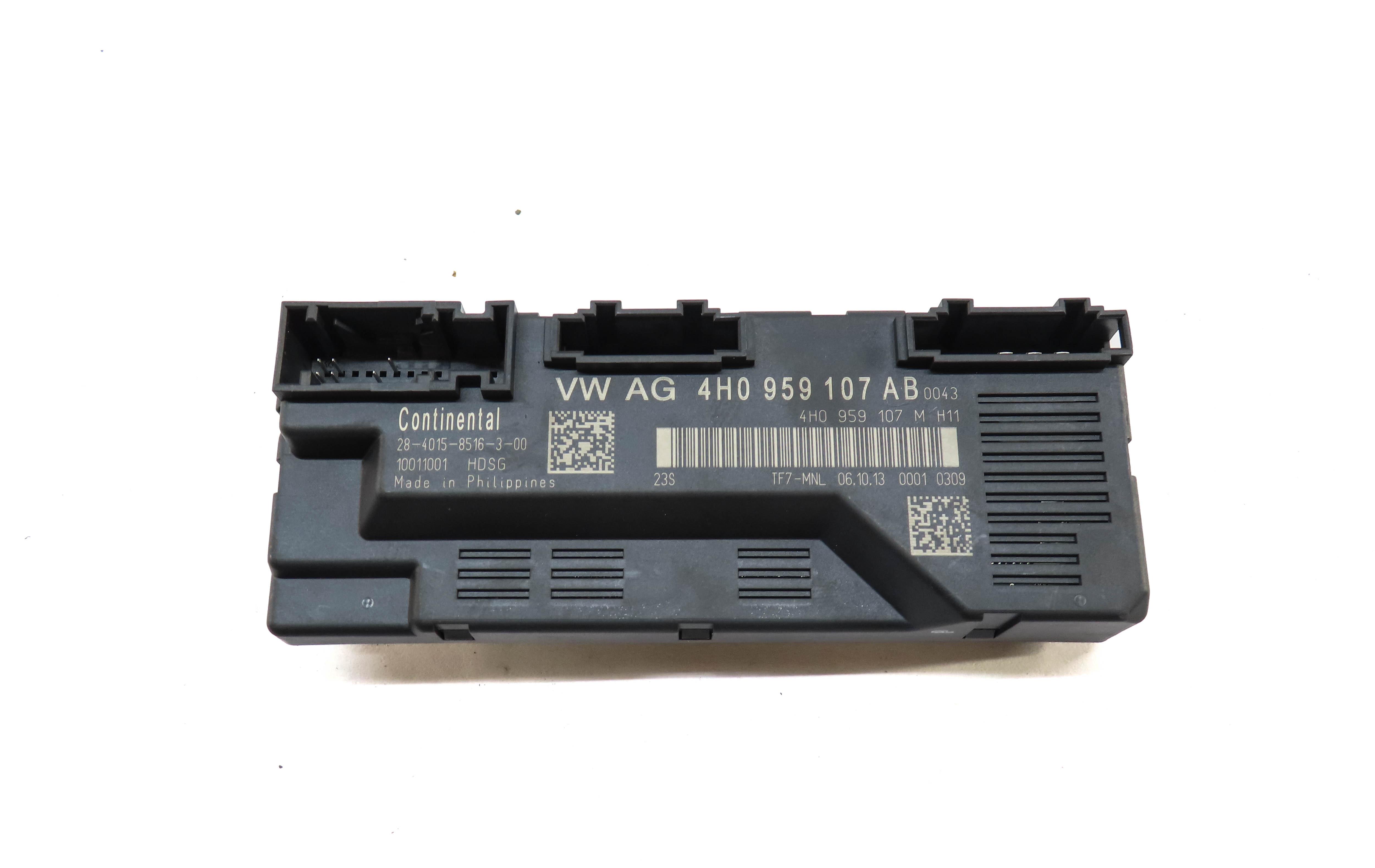 2014 AUDI A8 (D4 4H) REAR TRUNK AUTO CLOSE LIFT LIFTGATE CONTROL MODULE — exact item pictured
