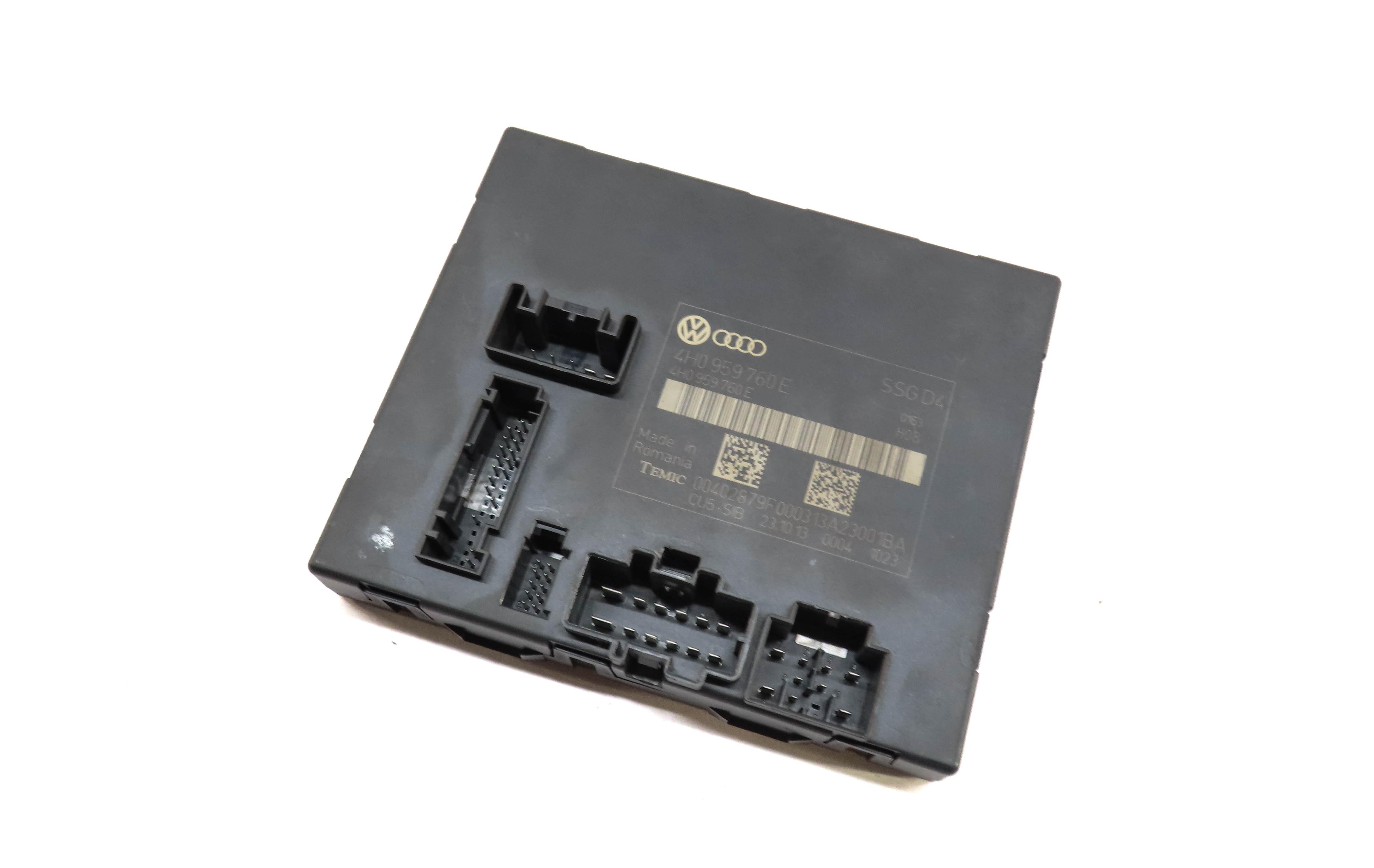 2014 AUDI A8 (D4 4H) FRONT RIGHT PASSENGER SEAT CONTROL MODULE — exact item pictured