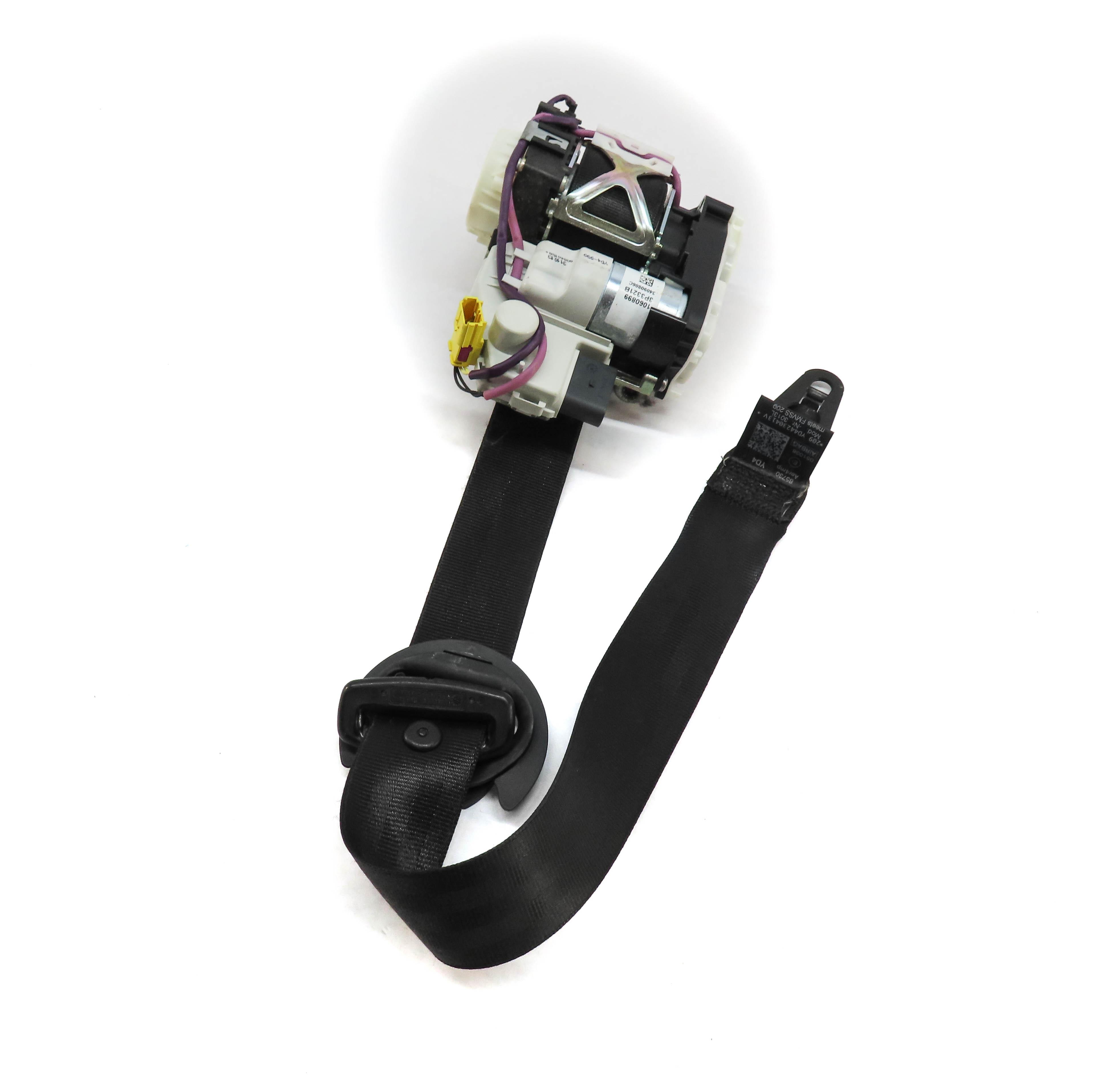 2011-2018 AUDI A8 S8 (D4 4H) FRONT LEFT DRIVER SEATBELT RETRACTOR (BLACK) — exact item pictured