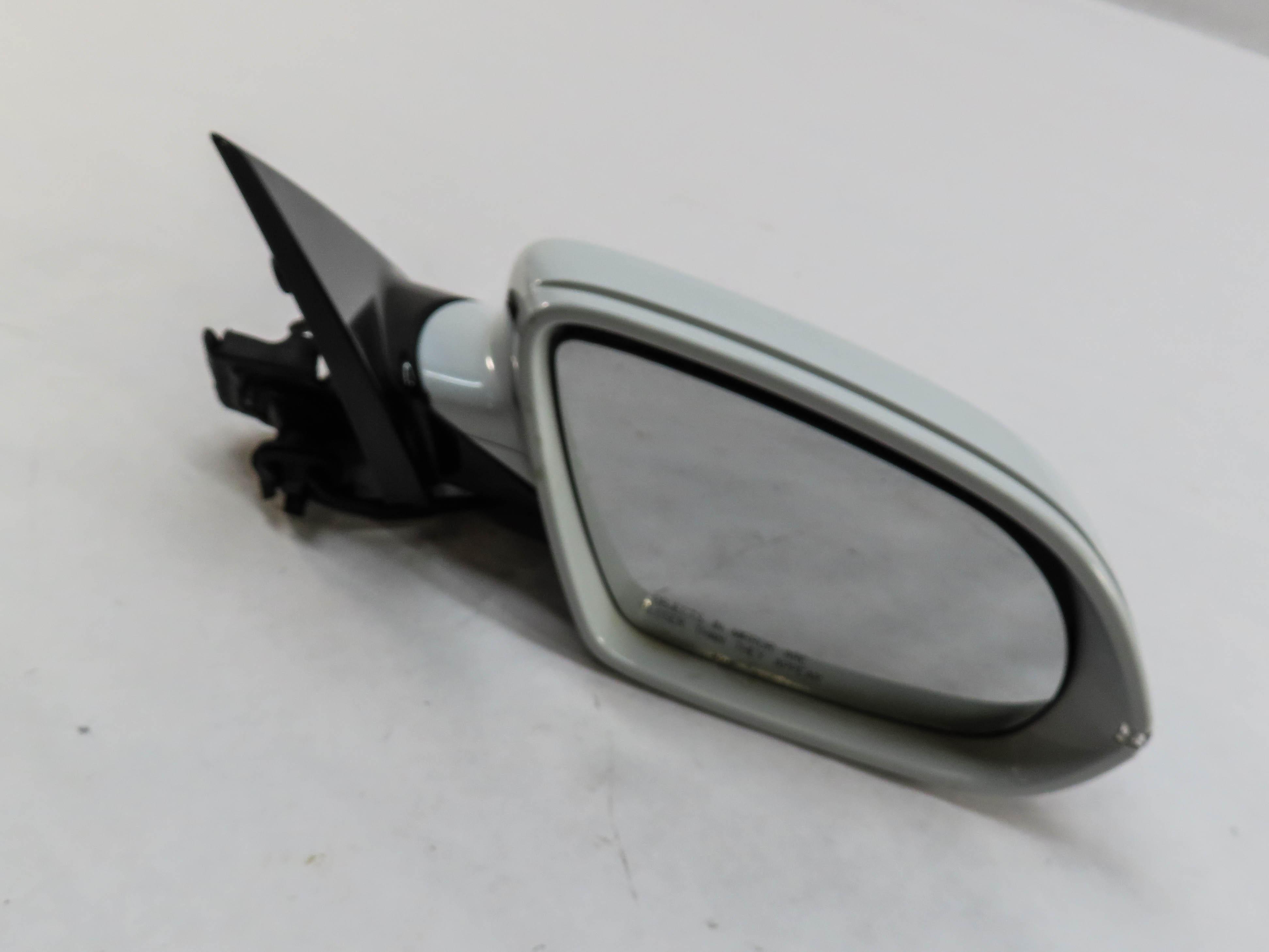 2011-2014 AUDI A8 S8 (D4 4H) RIGHT P-FOLD HEATED MEM AUTODIM DOOR MIRROR (WHITE) — exact item pictured