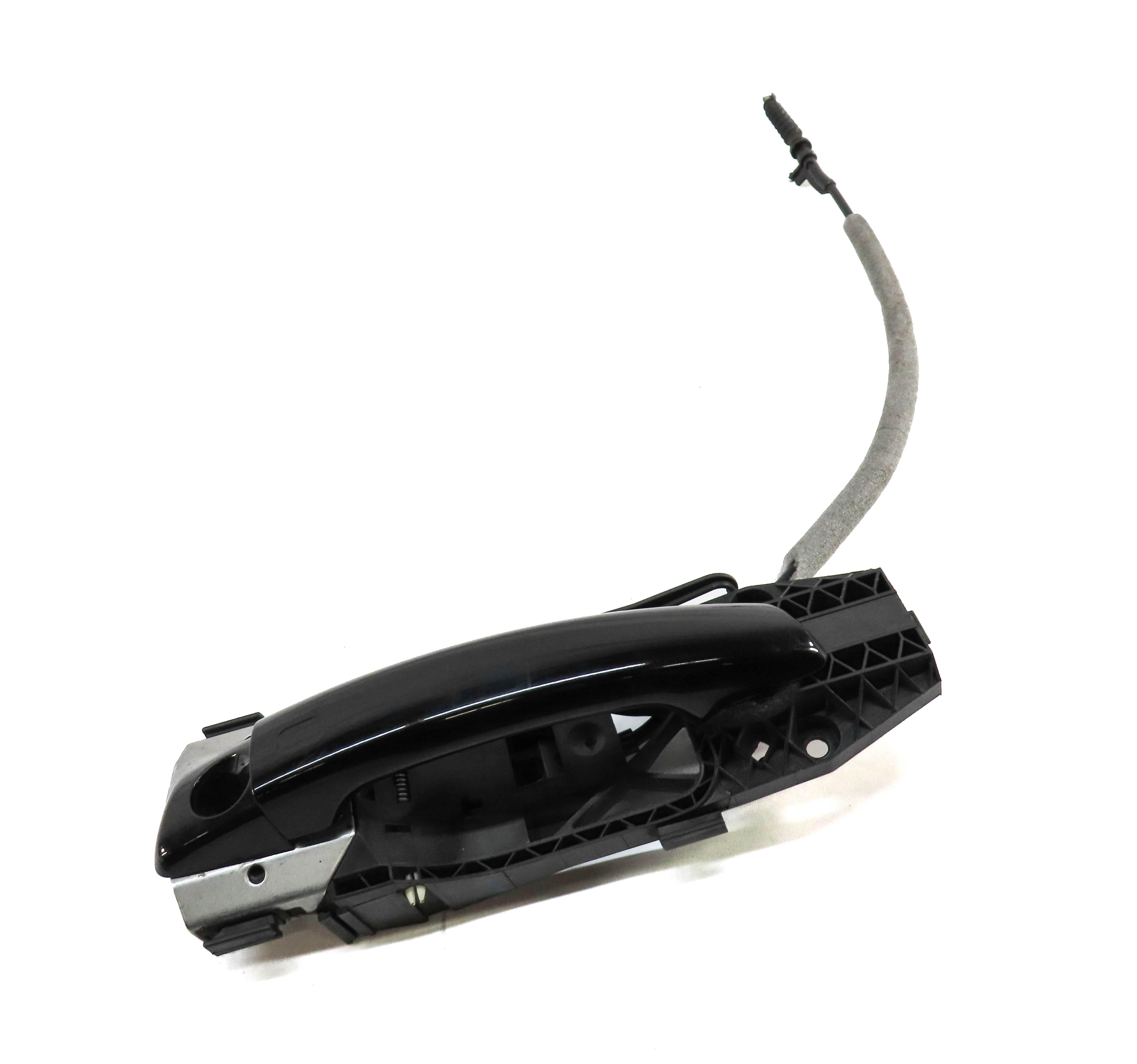 2015-2018 AUDI TT (MK3) LEFT FRONT DRIVER EXTERIOR DOOR HANDLE (BRILLIANT BLACK) — exact item pictured