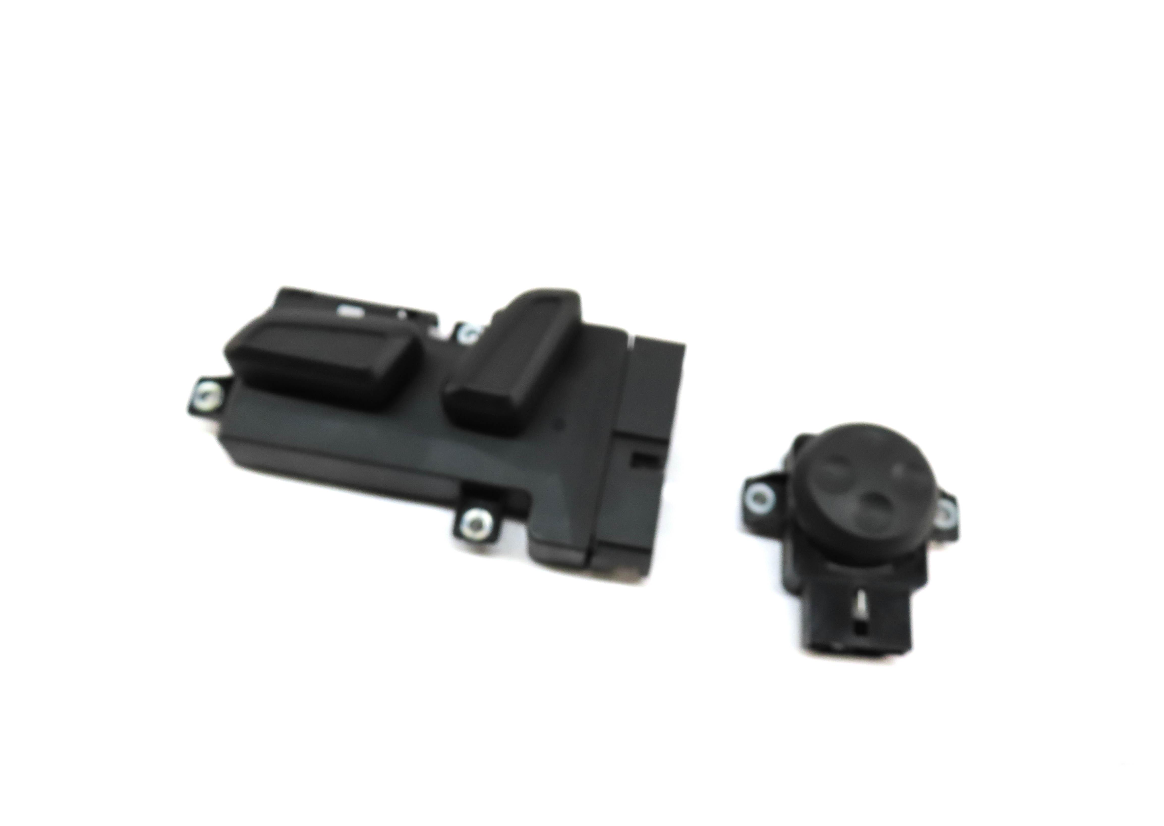 2015 AUDI A3 (8V) FRONT LEFT SEAT ADJUSTMENT ADJUST & LUMBAR SWITCH SET (BLACK) — exact item pictured
