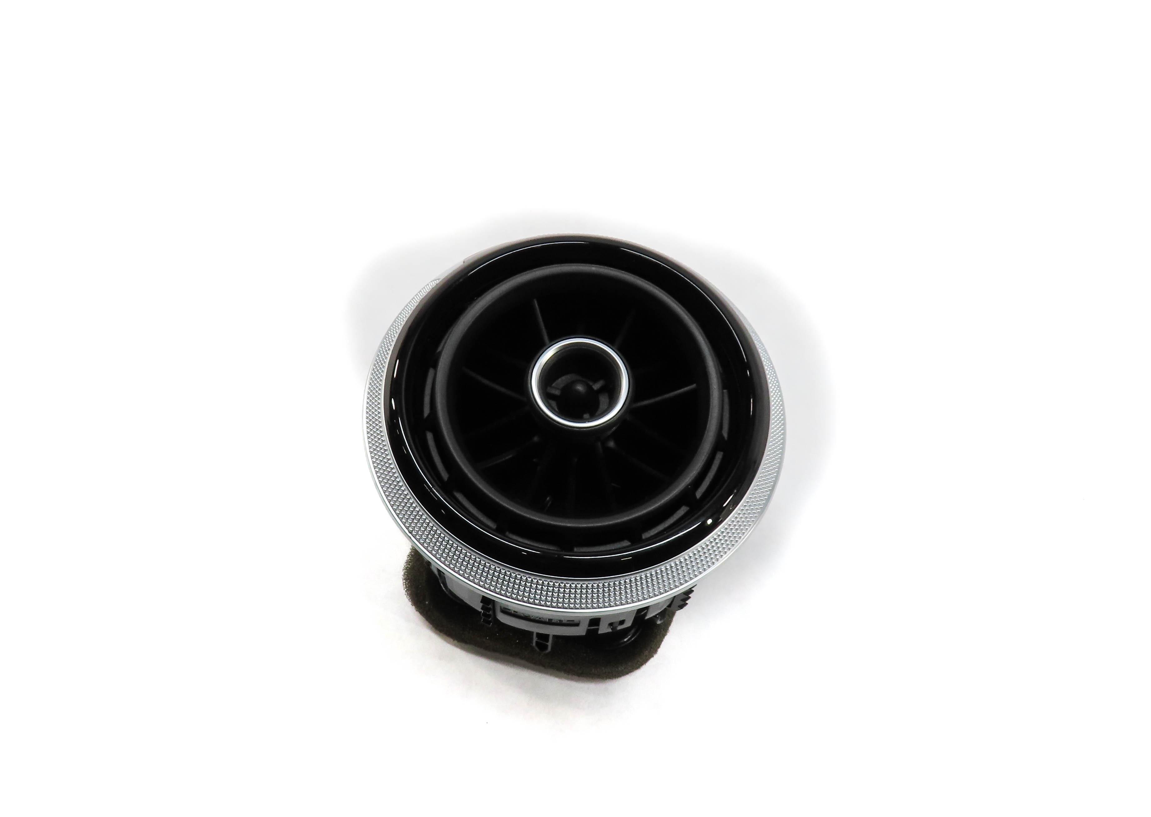 2015 AUDI A3 8V FRONT DASH HVAC A/C HEATER AIR VENT (BLACK & SILVER) 8V0820901C — exact item pictured