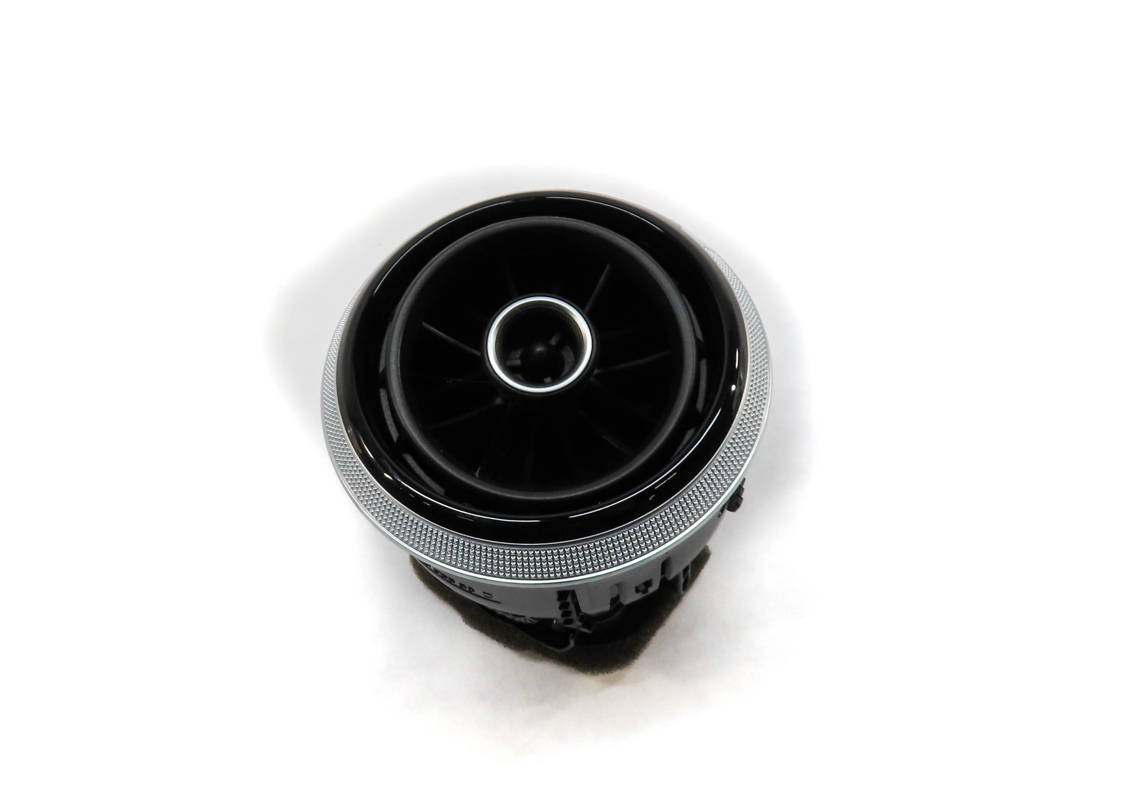2015 AUDI A3 8V FRONT DASH HVAC A/C HEATER AIR VENT (BLACK & SILVER) 8V0820901C — exact item pictured