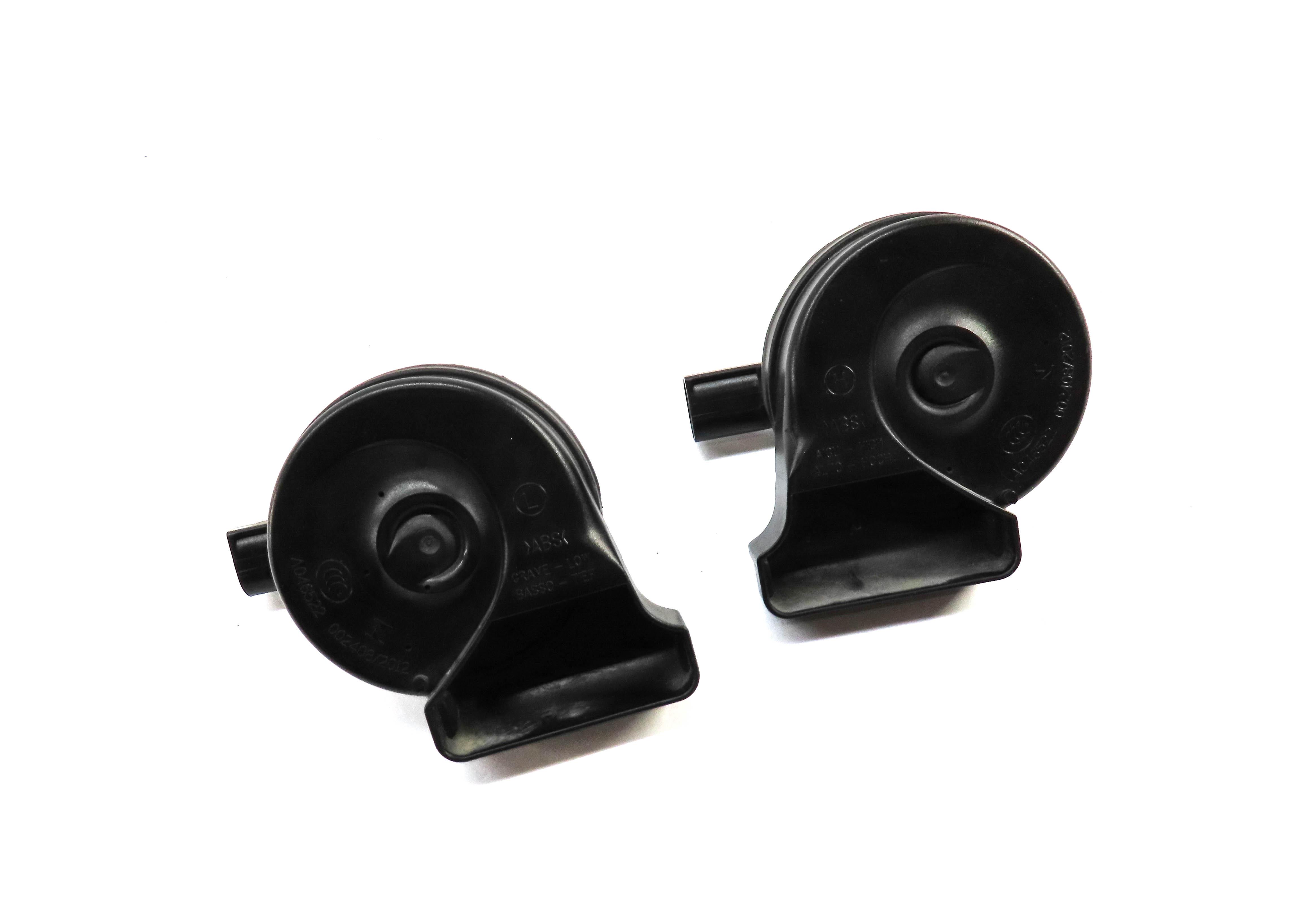 2013-2016 AUDI A3 (8V) HIGH & LOW TONE NOTE SIGNAL SAFETY HORN SET — exact item pictured