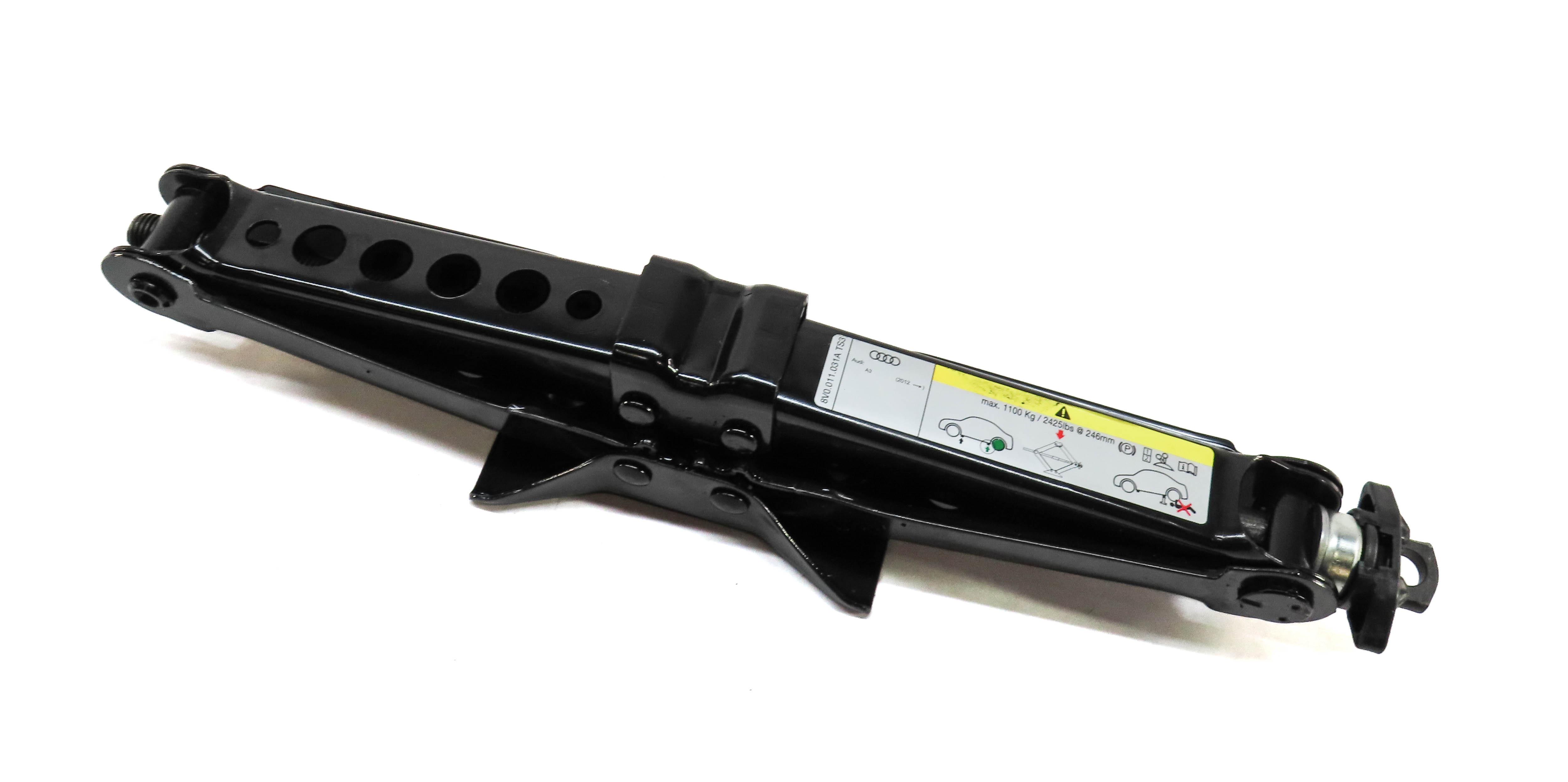 2015-2020 AUDI A3 S3 (8V 8Y) EMERGENCY ROADSIDE SPARE TIRE SCISSOR JACK — exact item pictured