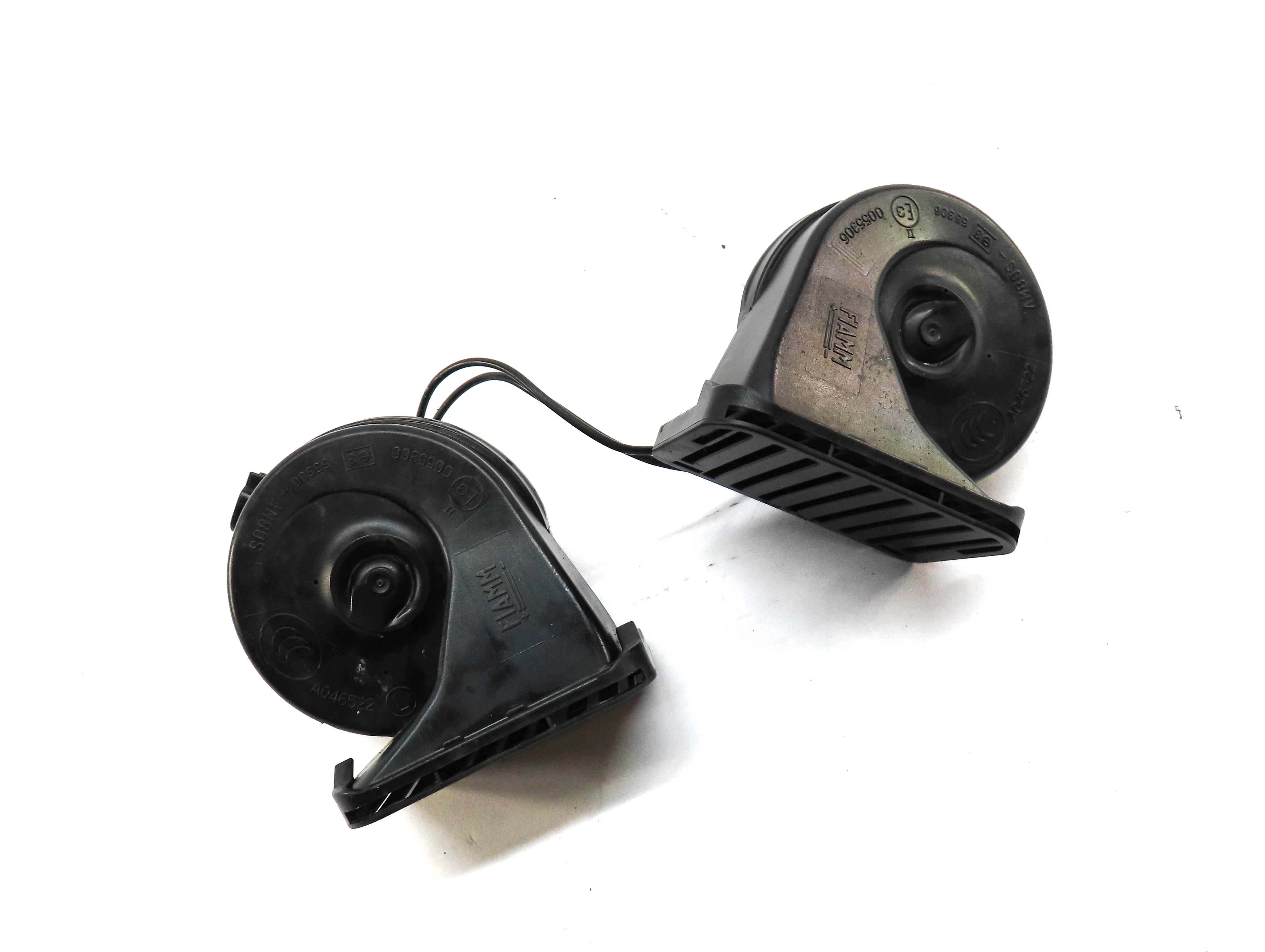 2010-2016 RANGE ROVER SPORT (L320) LR4 - HIGH & LOW TONE SAFETY HORN SET — exact item pictured