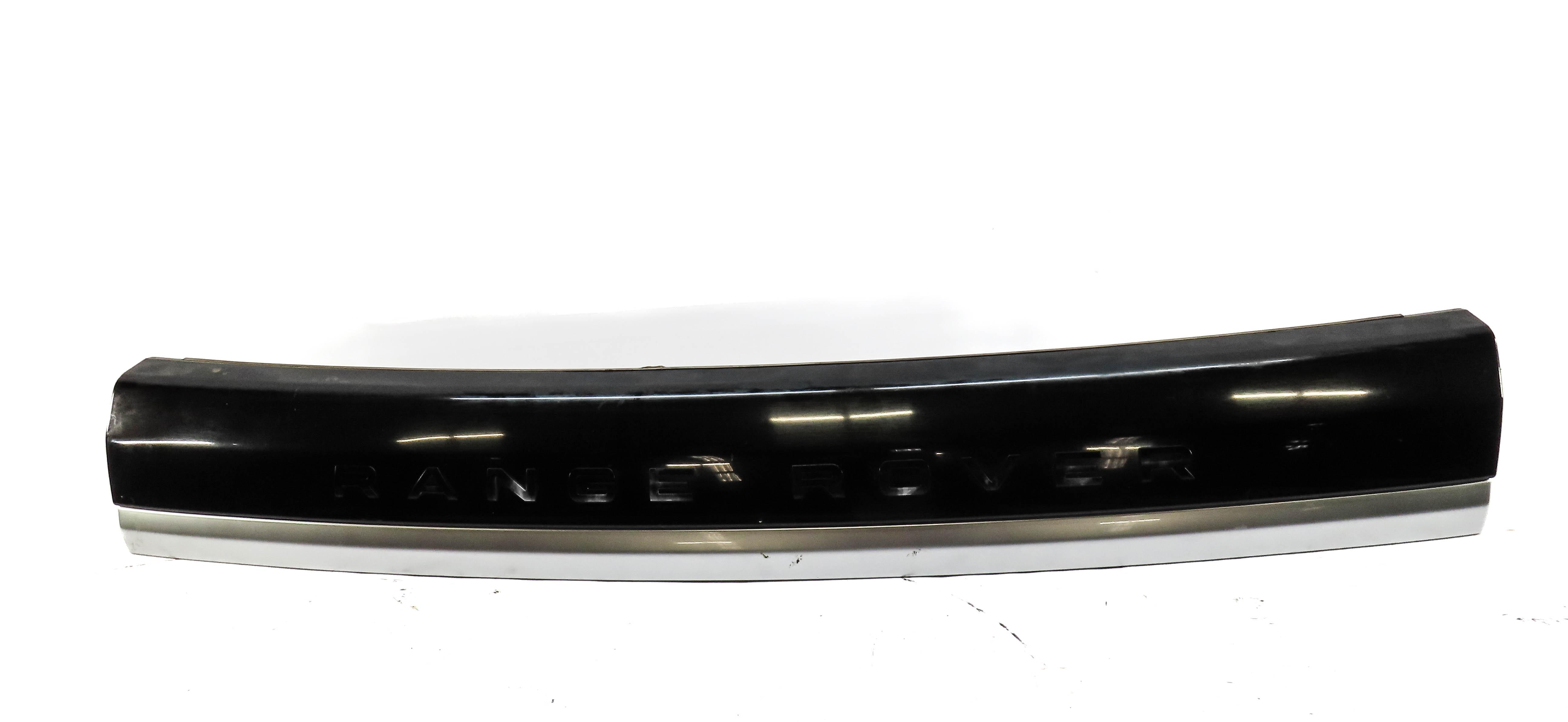 2012 RANGE ROVER SPORT L320 TRUNK HANDLE w/ TRIM & LICENSE PLATE LIGHTS (BLACK) — exact item pictured