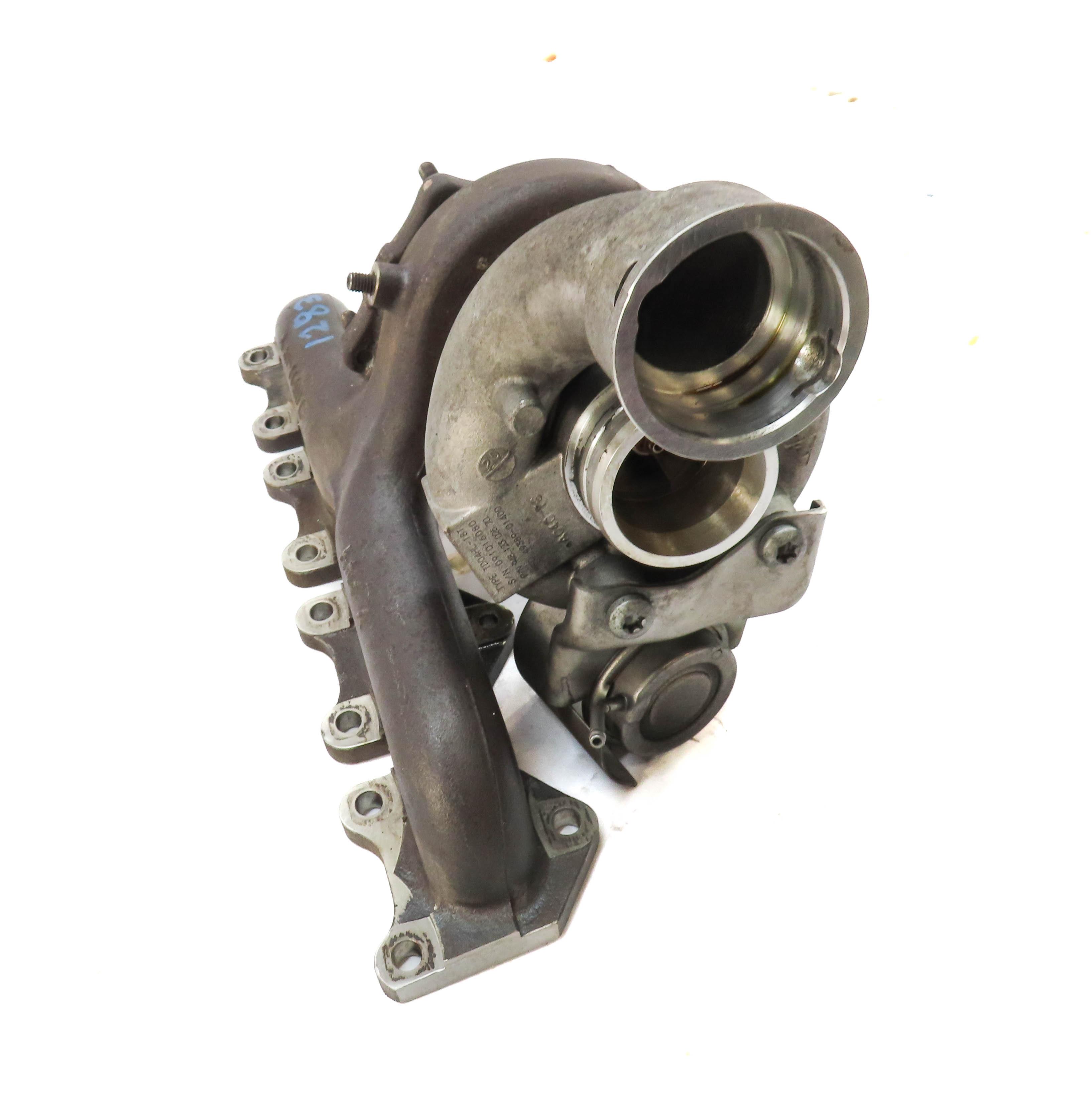 2010-2016 PORSCHE PANAMERA (970 G1) 4.8L M48 TURBO ENGINE LEFT TURBOCHARGER — exact item pictured