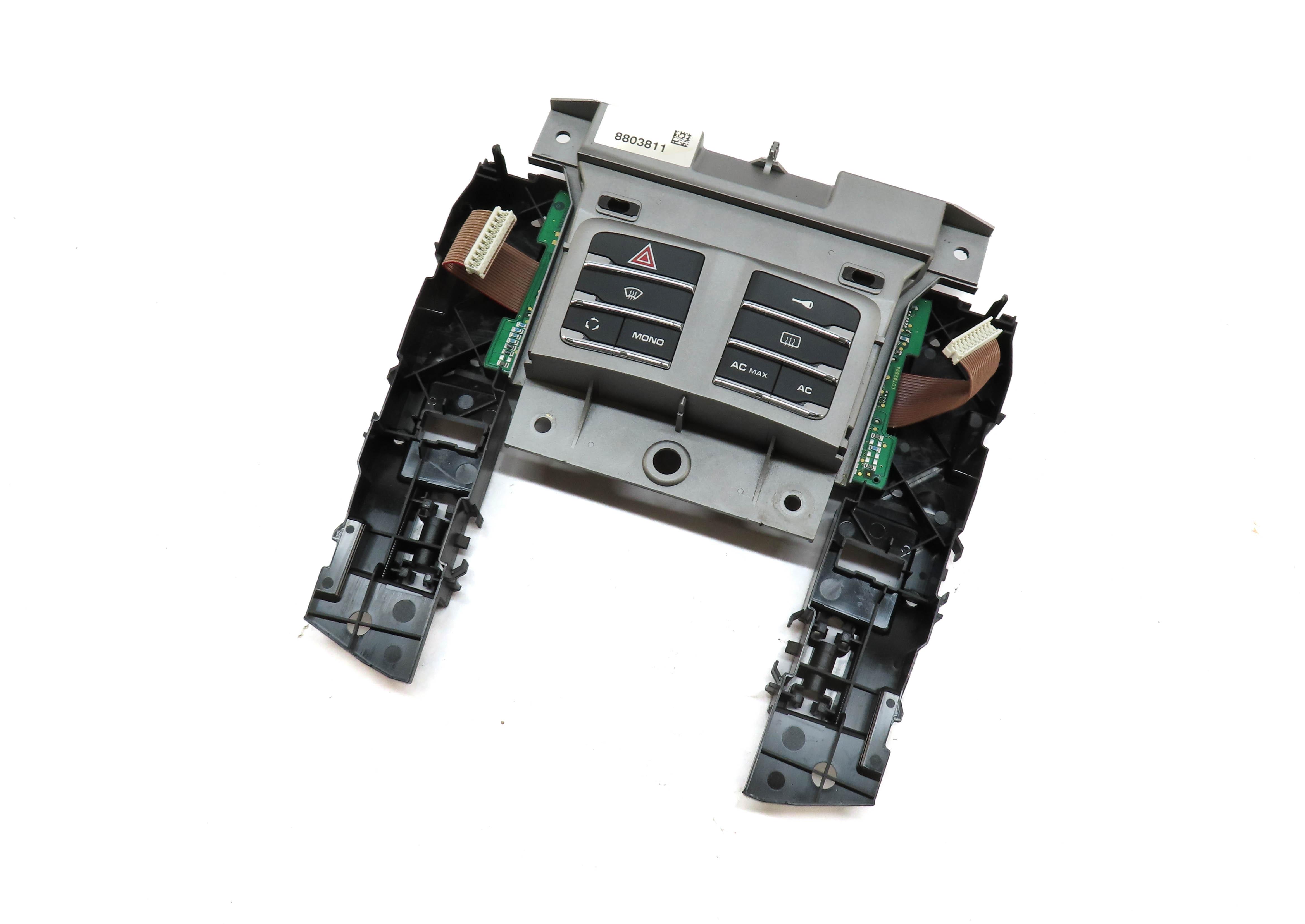 2010 PORSCHE PANAMERA (970 G1) HAZARD SWITCH PANEL w/ HEATER CONTROL HOUSING — exact item pictured