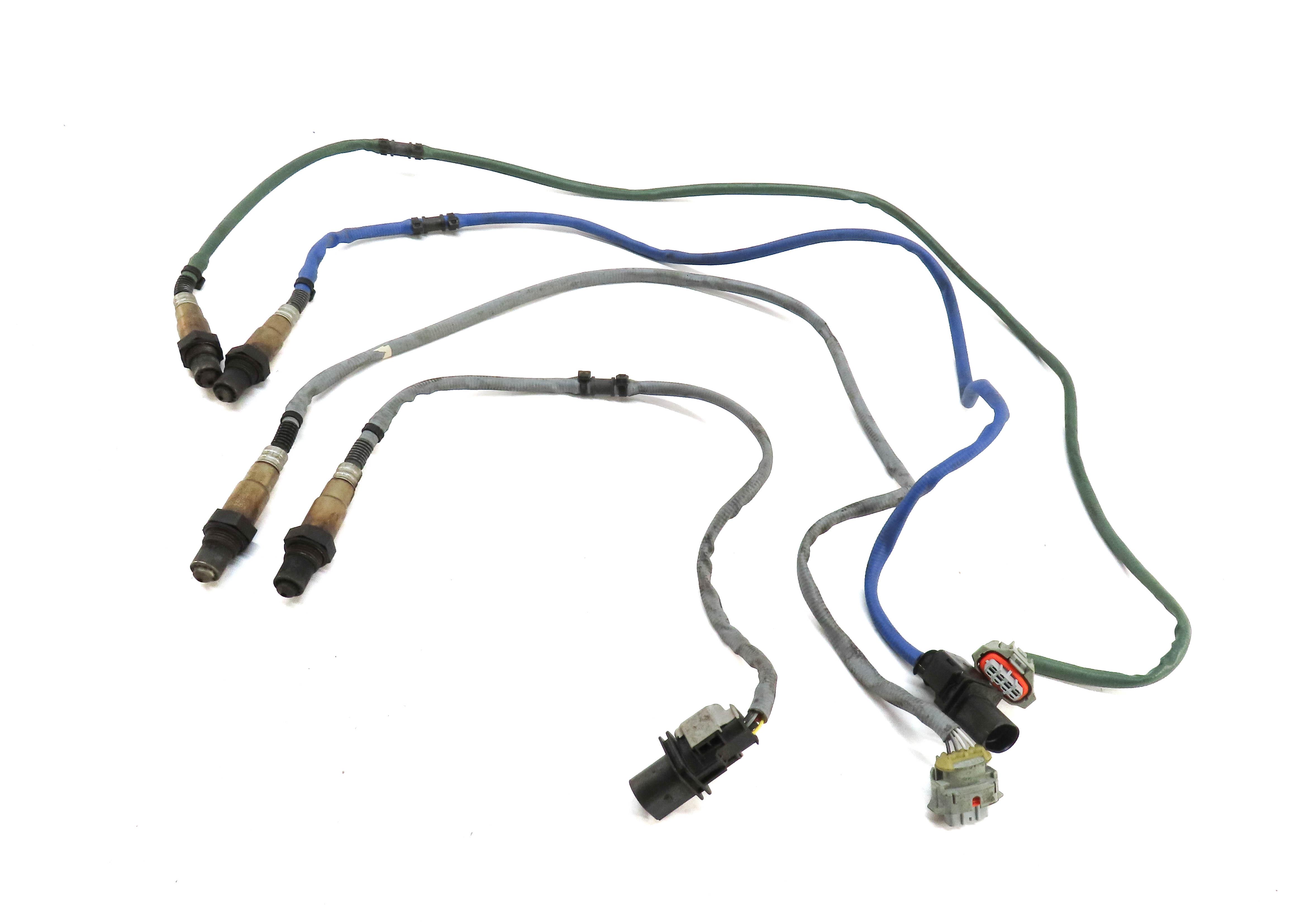 2010 PORSCHE PANAMERA (970 G1) 4.8L M48 PRE POST CAT O2 OXYGEN SENSOR SET-4 — exact item pictured