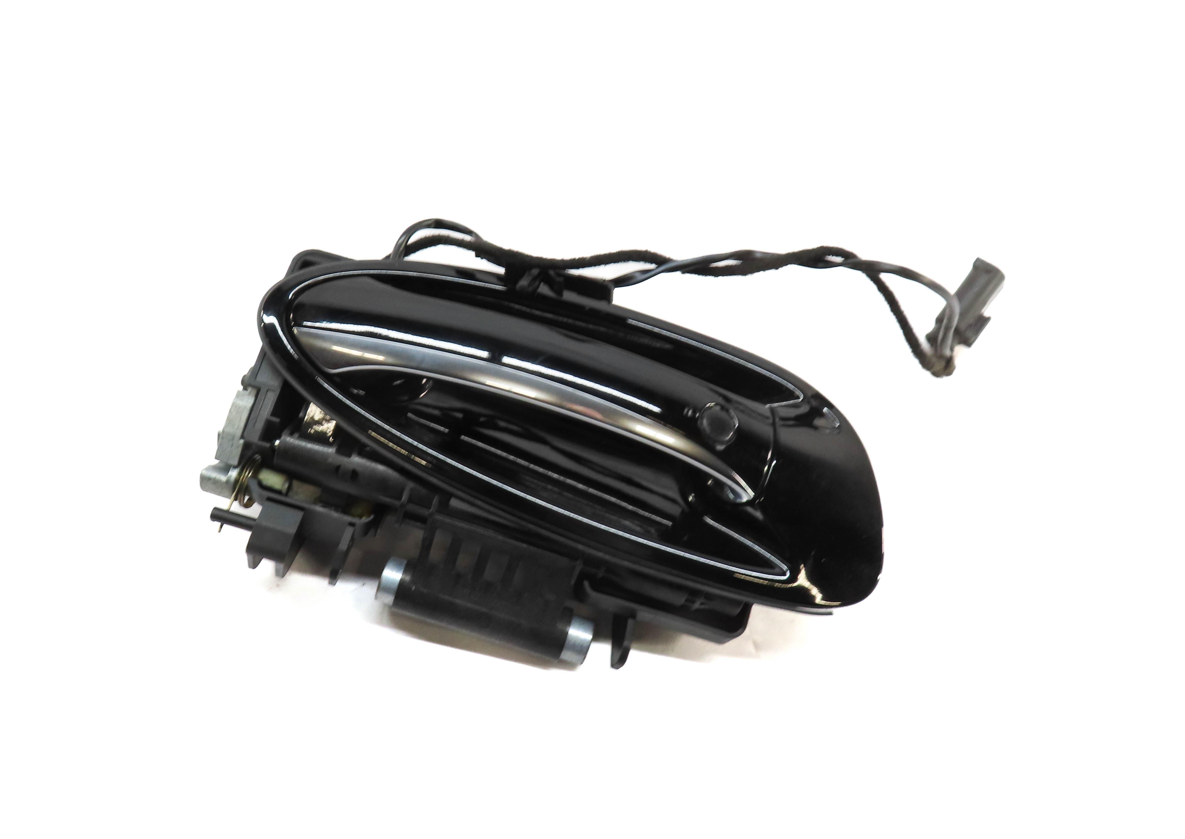 2010-2016 PORSCHE PANAMERA (970 G1) RIGHT FRONT EXTERIOR DOOR HANDLE (BLACK A1) — exact item pictured