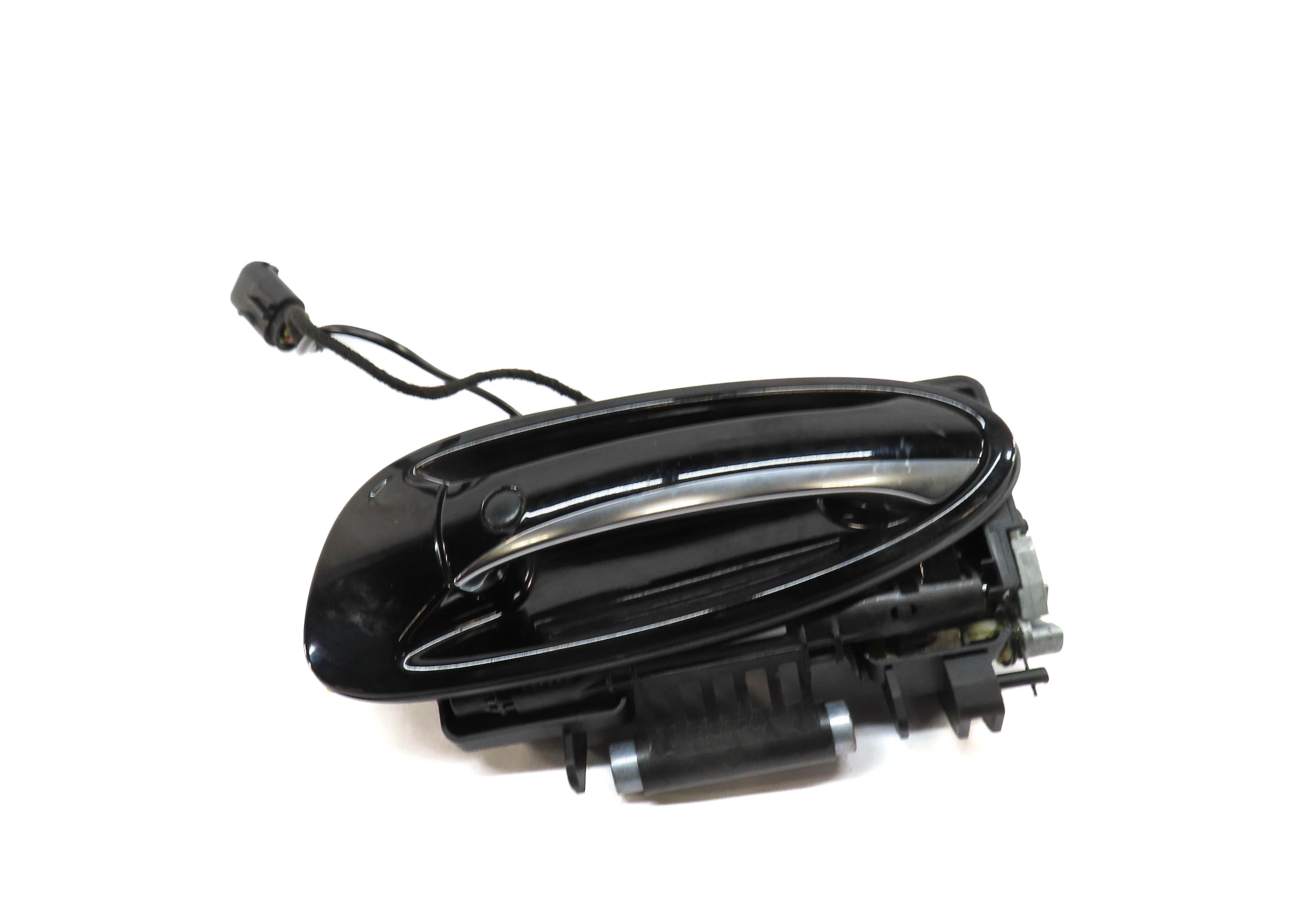 2010-2016 PORSCHE PANAMERA (970 G1) LEFT REAR EXTERIOR DOOR HANDLE (BLACK A1) — exact item pictured
