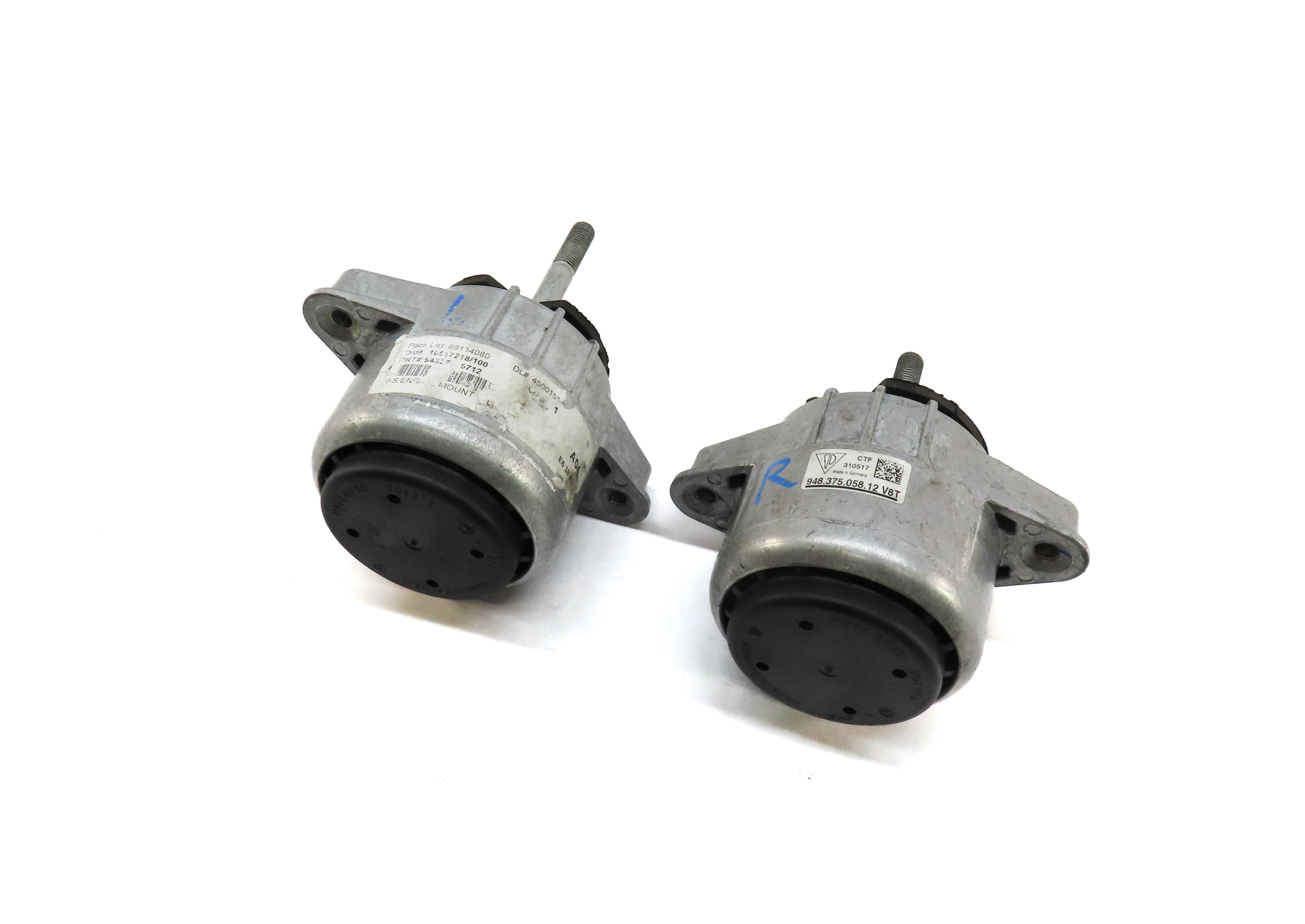 2010 PORSCHE PANAMERA (970 G1) 4.8L M48 TURBO ENGINE MOTOR MOUNT SET-2 — exact item pictured