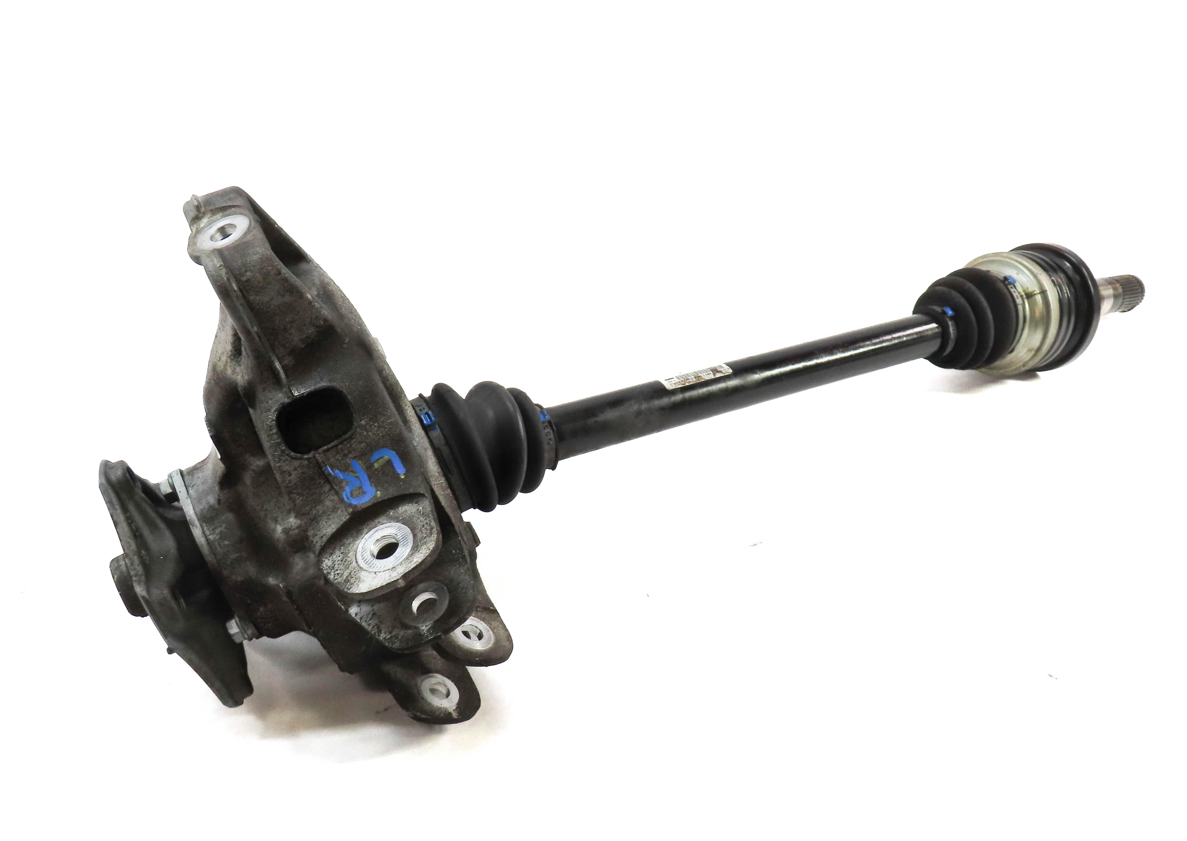 2010-2013 PORSCHE PANAMERA (970 G1) LEFT DRIVER REAR AXLE SHAFT w/ KNUCKLE — exact item pictured