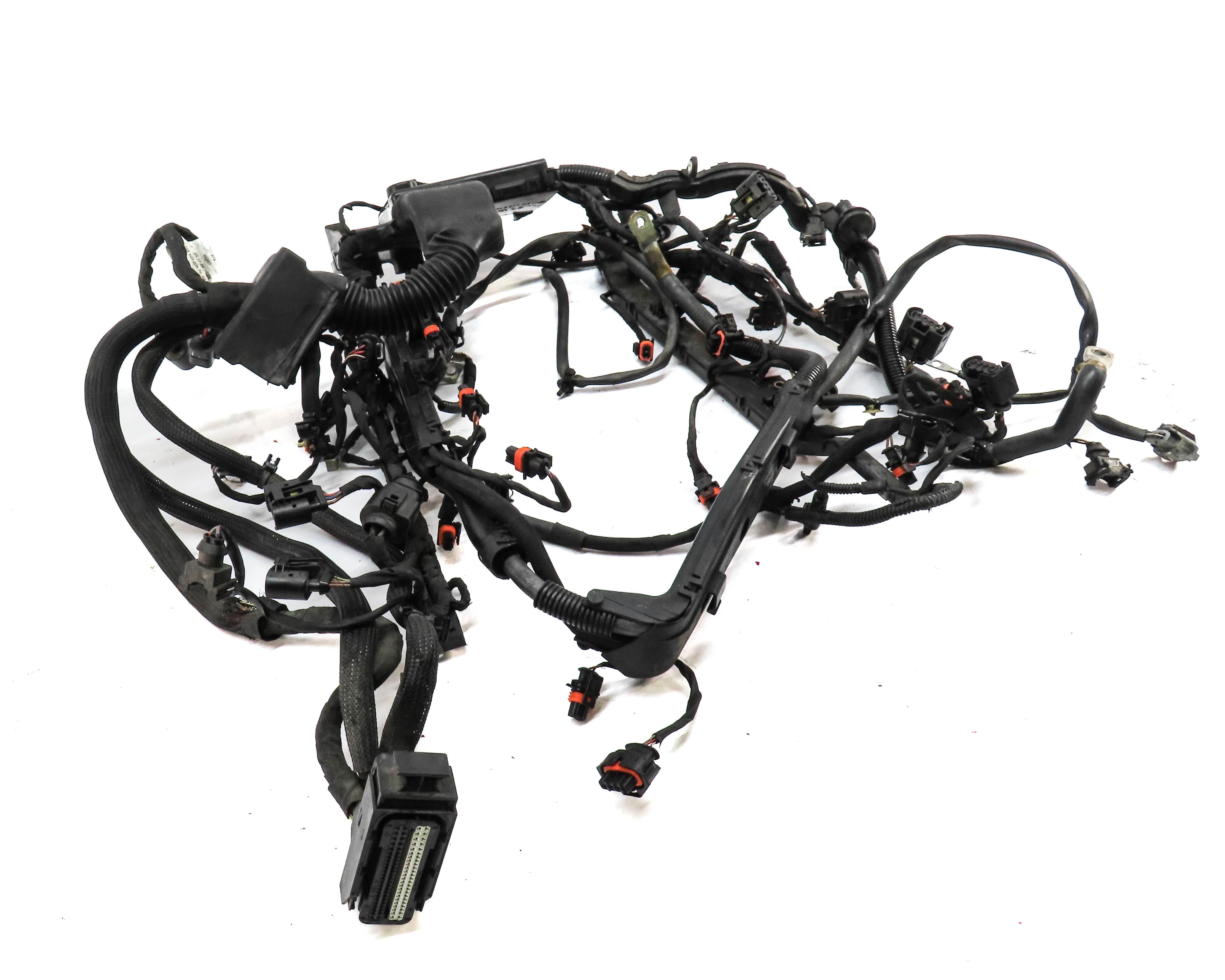 2010 PORSCHE PANAMERA (970 G1) 4.8L M48 TURBO ENGINE WIRE WIRING HARNESS LOOM — exact item pictured