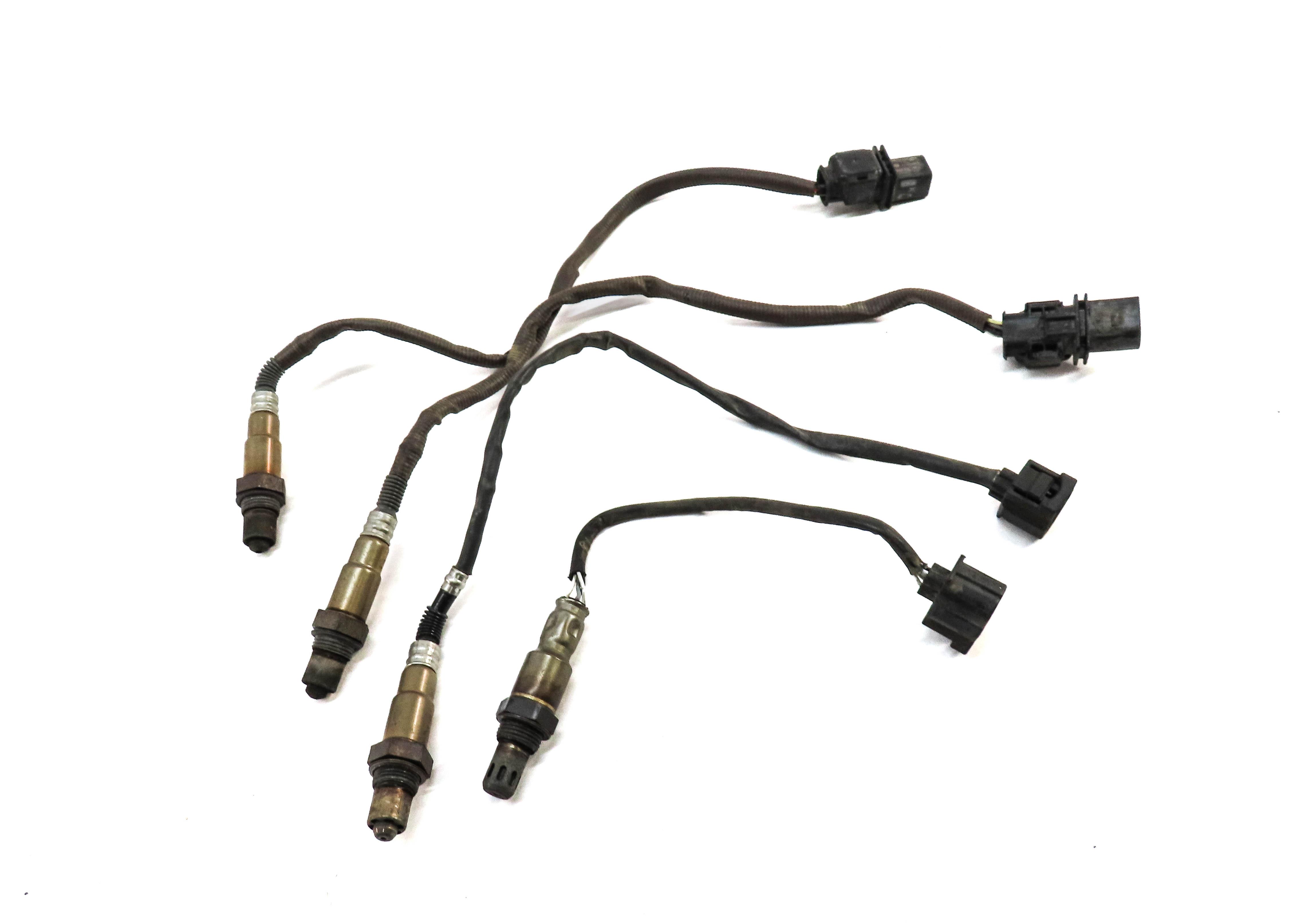 2014 MERCEDES E350 (W212) 3.5L PRE POST O2 OXYGEN LAMBDA PROBE SENSOR SET-4 — exact item pictured