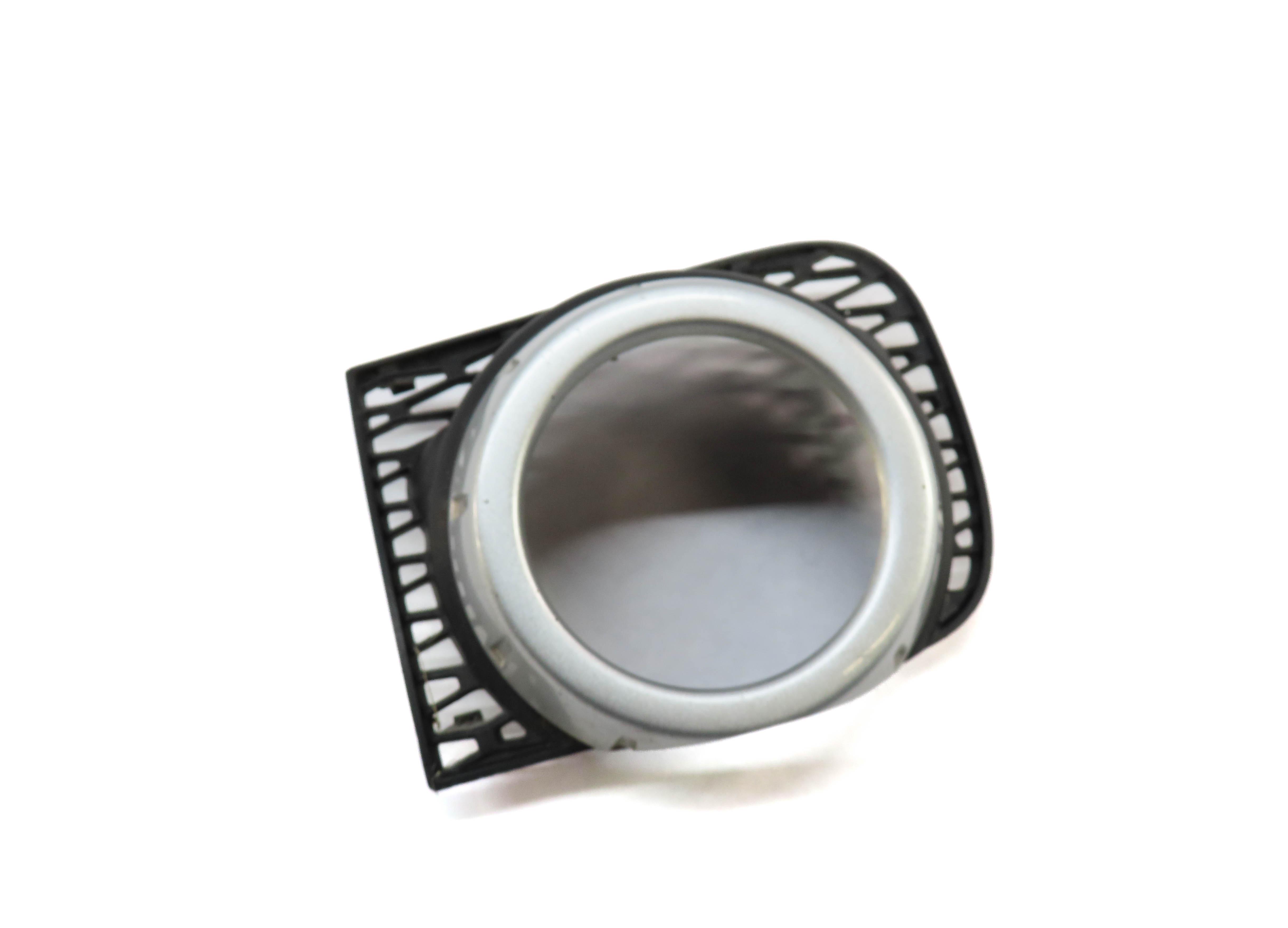 2012 RANGER ROVER L322 FRONT RIGHT PASSENGER LOWER BUMPER FOG LIGHT TRIM (BLACK) — exact item pictured