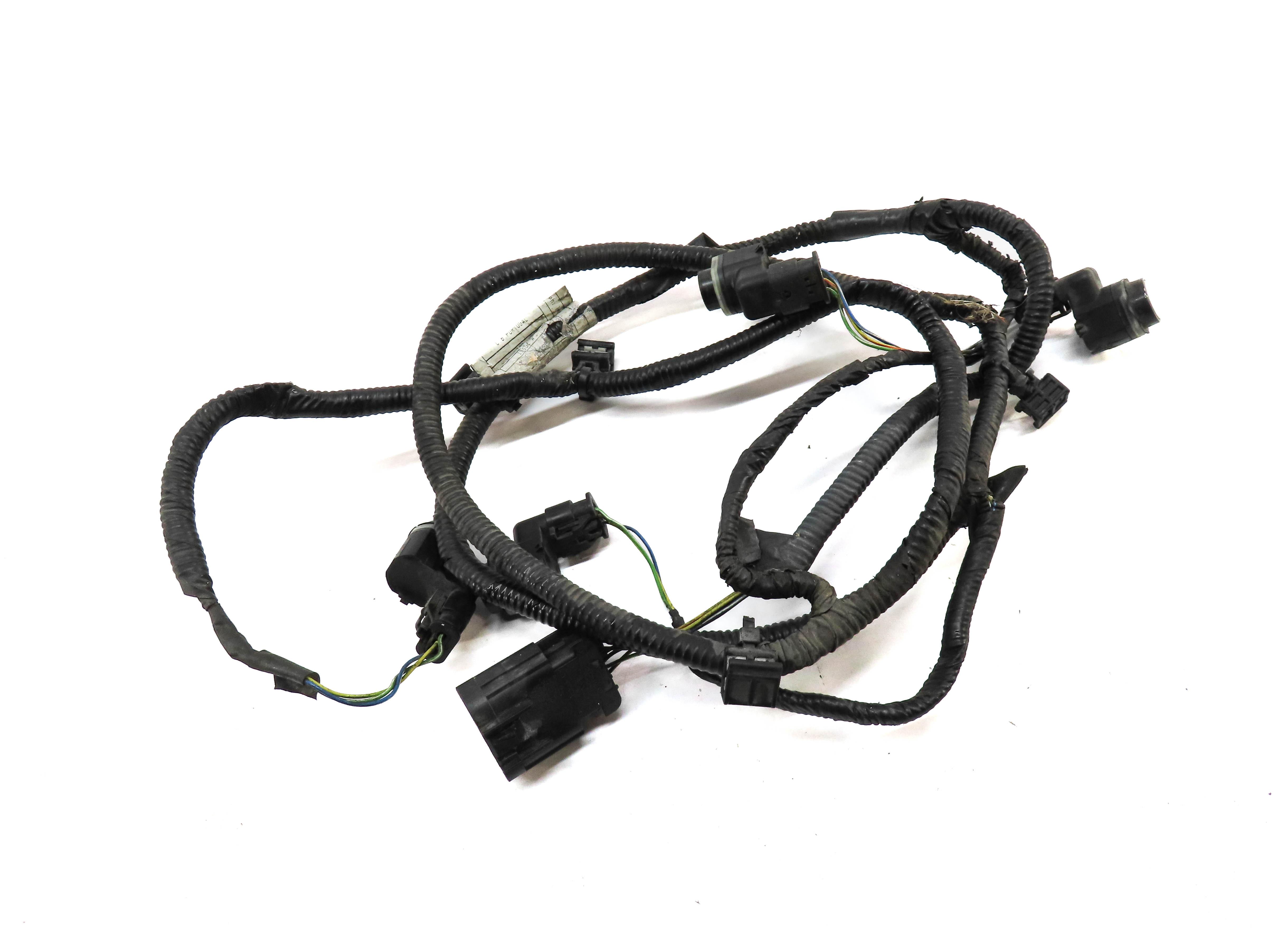 2012 RANGE ROVER (L322) REAR PARK ASSIST PDC SENSOR SET4 (BLACK) w/ HARNESS — exact item pictured