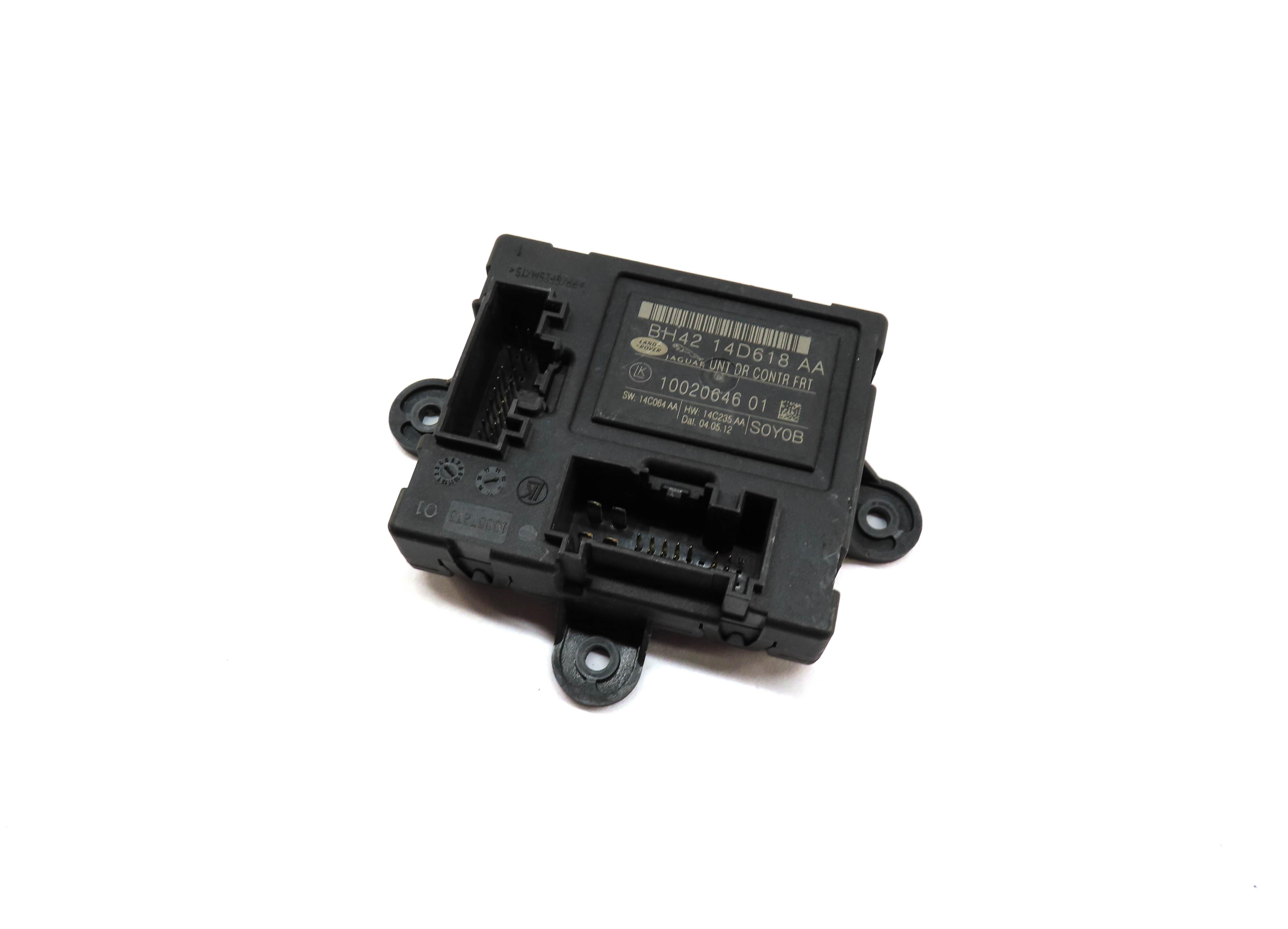 2012 RANGE ROVER (L322) FRONT LEFT DRIVER DOOR CONTROL MODULE BH4214D618AA — exact item pictured