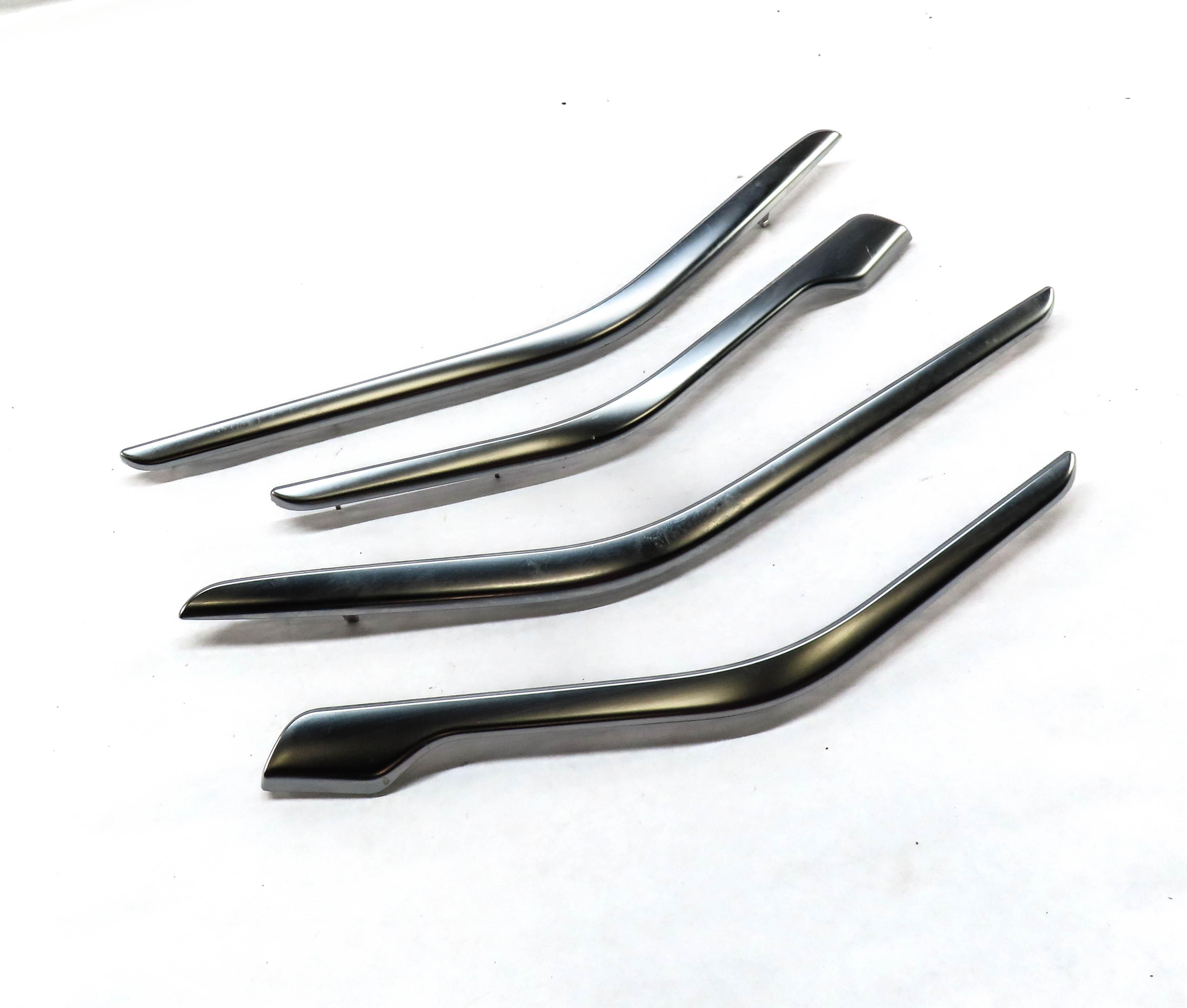 2017 MERCEDES CLA250 (C117 W117) FRONT & REAR DOOR TRIM SET-4 (SATIN CHROME) — exact item pictured
