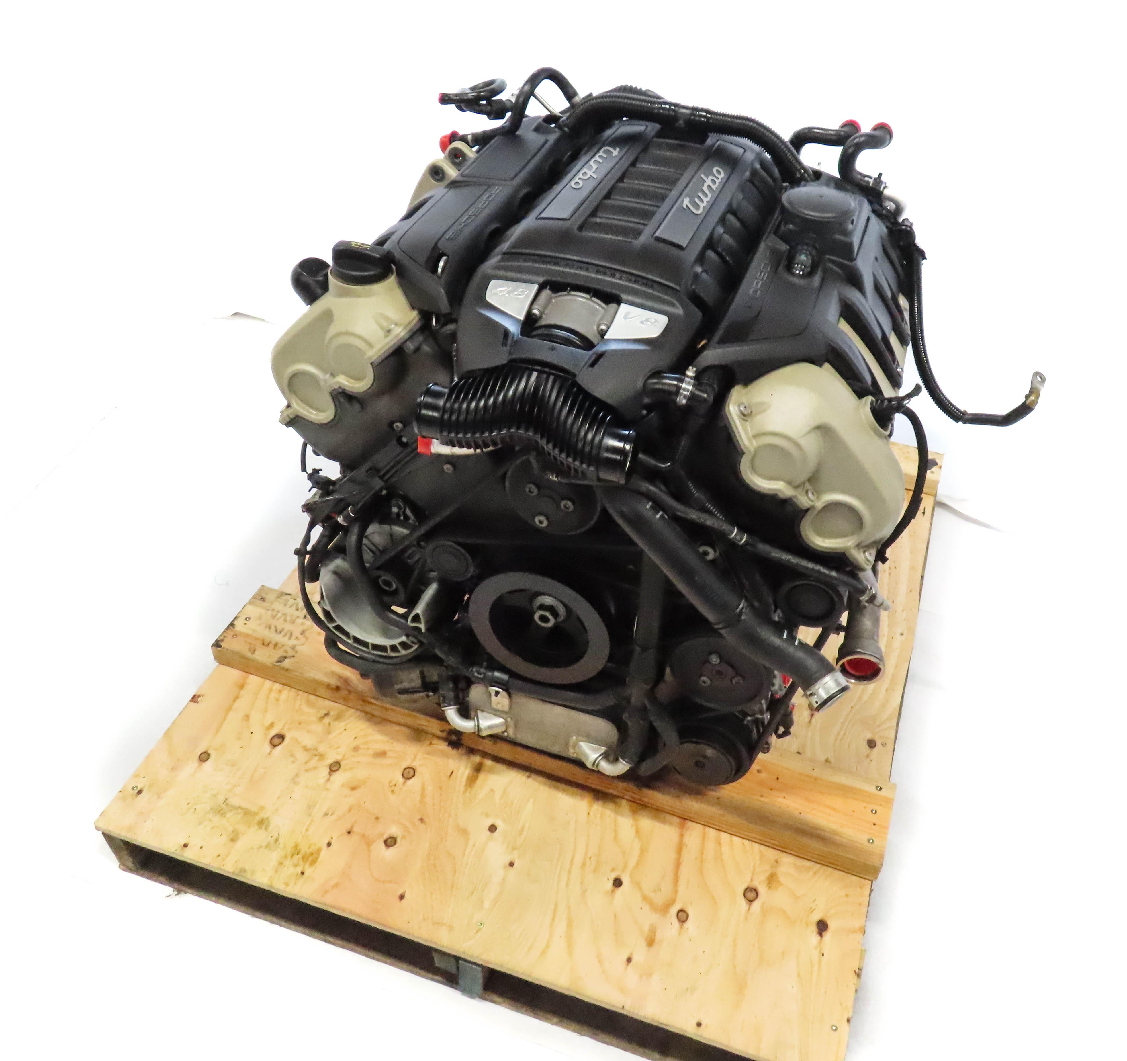 10-13 PORSCHE PANAMERA (970 G1) AWD 4.8L M48 TURBO ENGINE ASSEMBLY 143k & VIDEO — exact item pictured