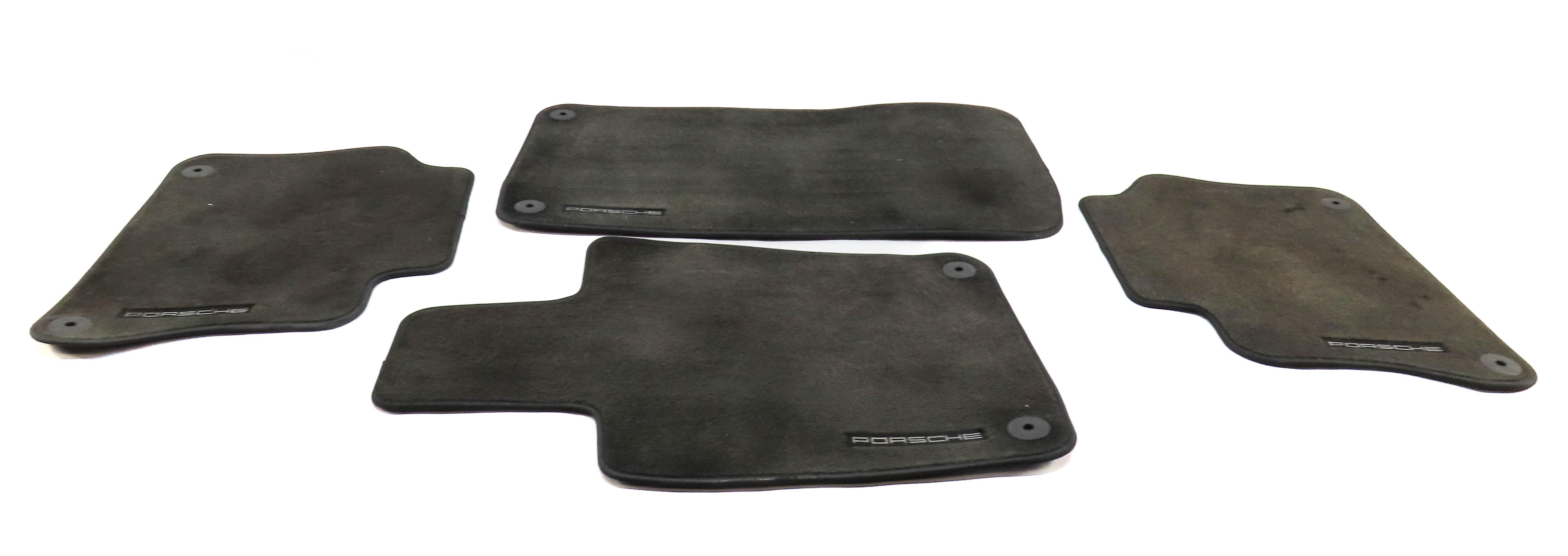 2010 PORSCHE PANAMERA (970 G1) FRONT & REAR FLOOR MAT SET-4 — exact item pictured