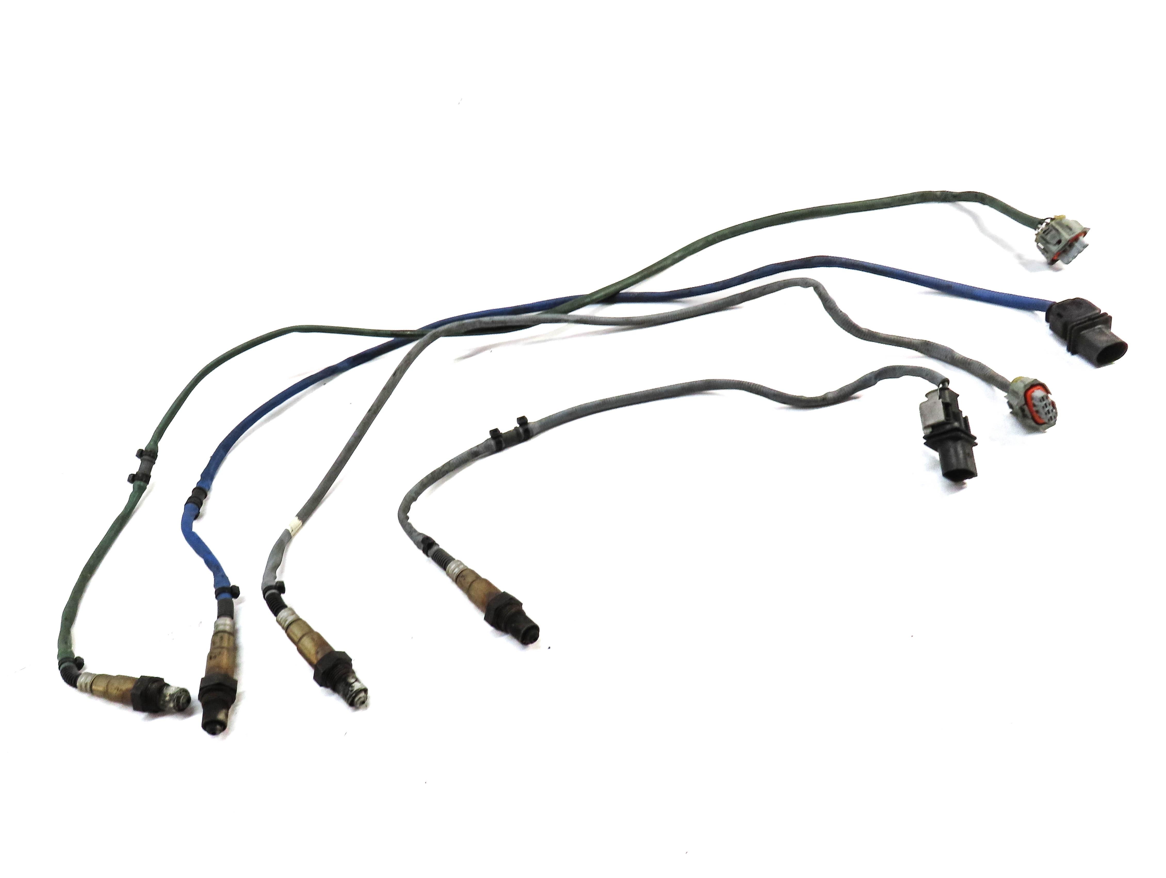 2010 PORSCHE PANAMERA (970 G1) 4.8L M48 TURBO PRE POST CAT O2 OXYGEN SENSOR SET — exact item pictured
