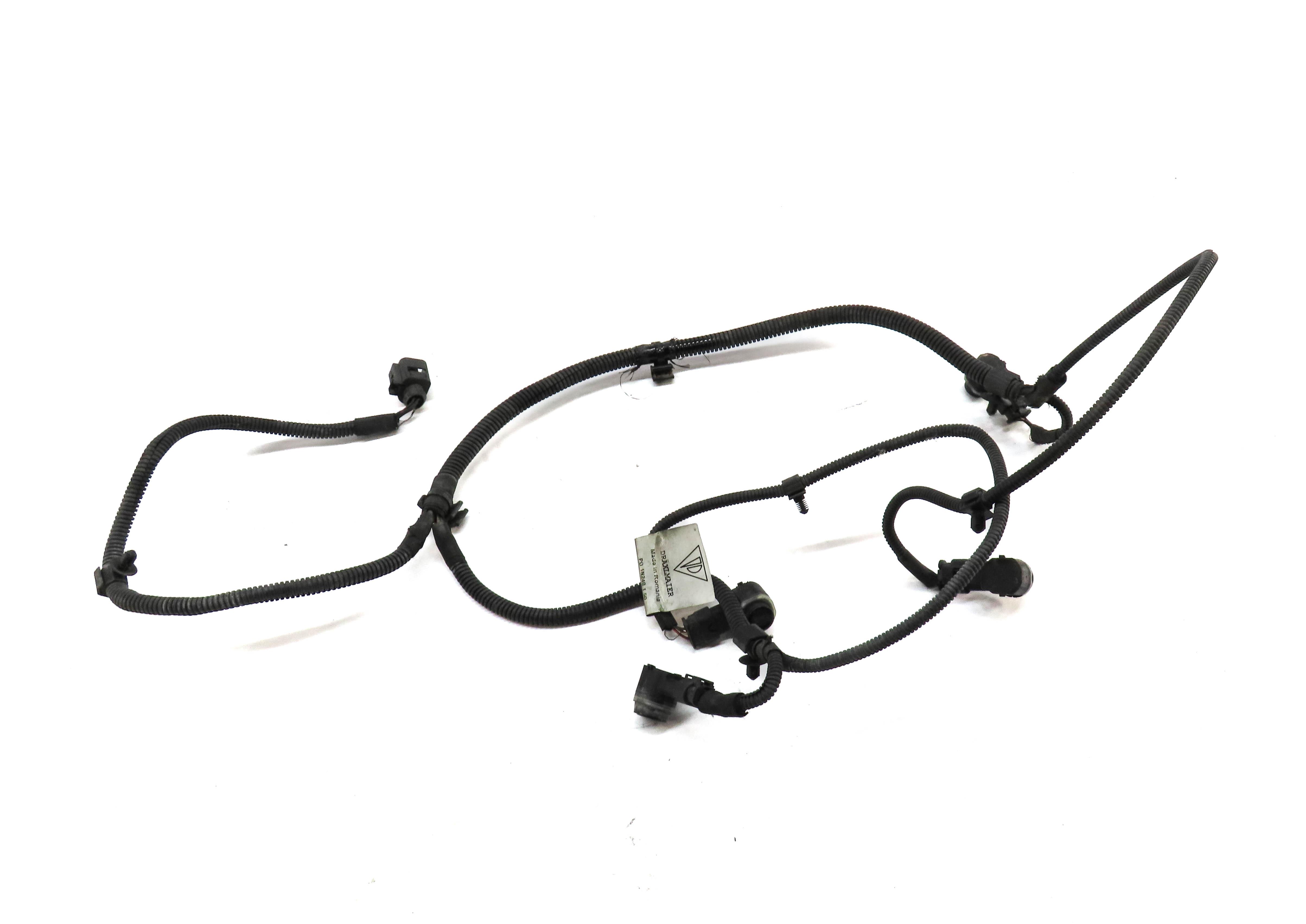 2010 PORSCHE PANAMERA (970 G1) REAR PDC PARK SENSOR SET w/ HARNESS (BLACK A1) — exact item pictured