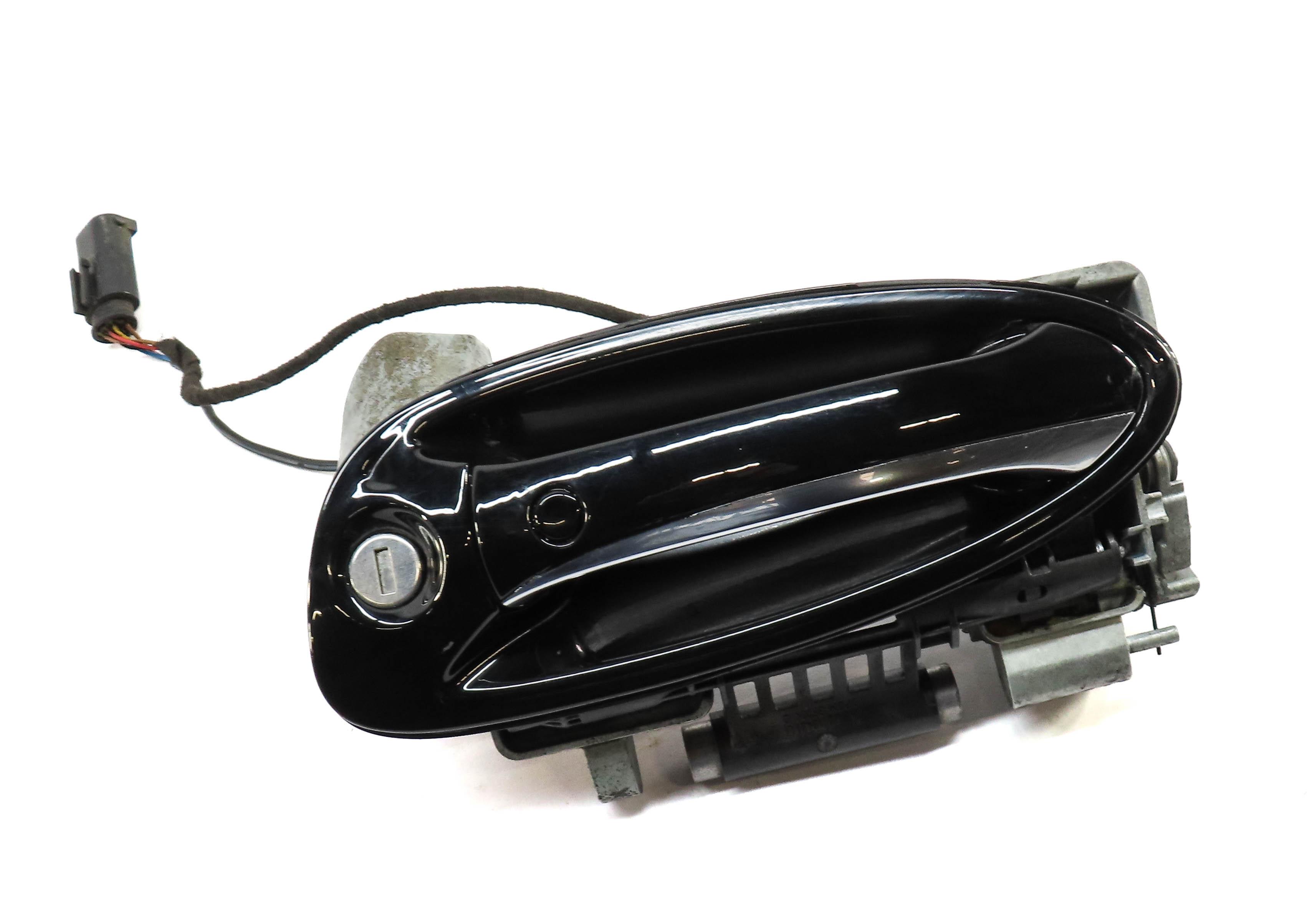 2010-2016 PORSCHE PANAMERA (970 G1) LEFT FRONT EXTERIOR DOOR HANDLE (BLACK) — exact item pictured
